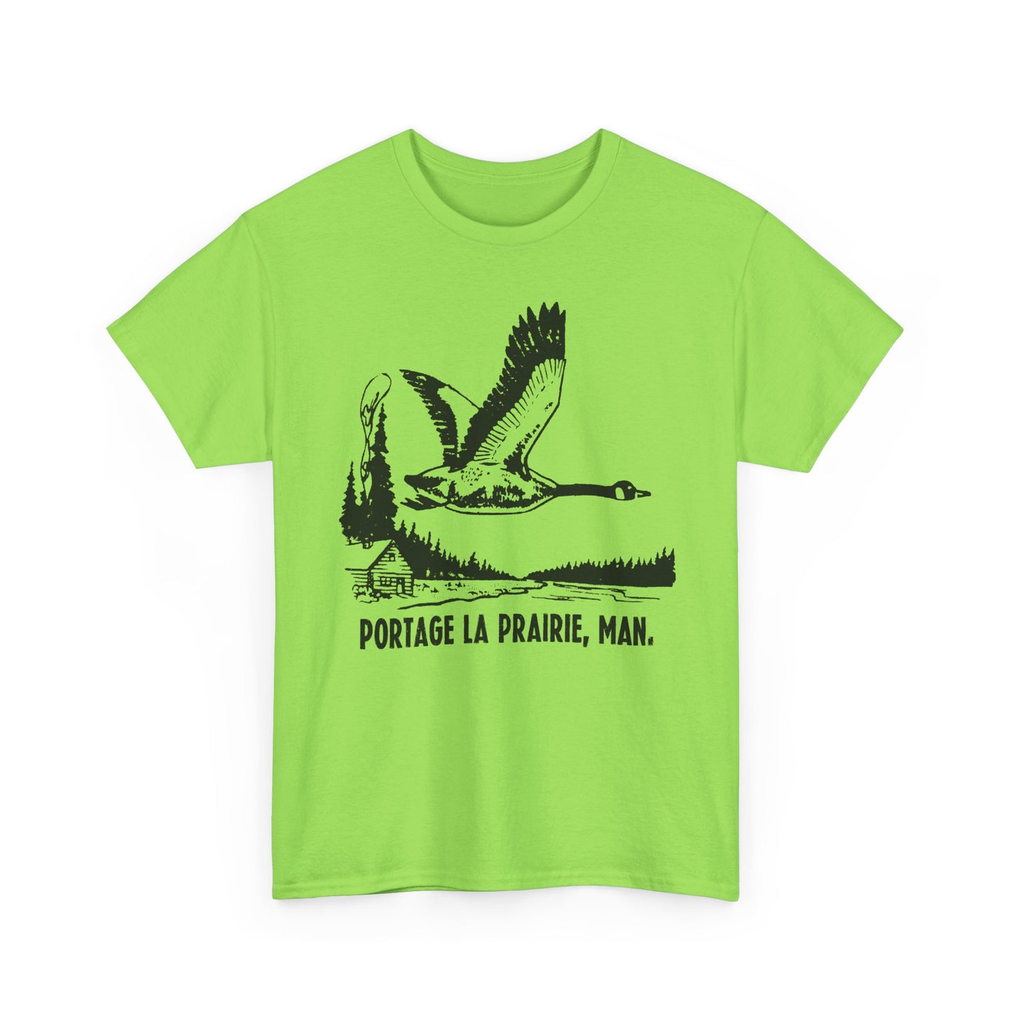 vintage graphic portage la prairie manitoba canada reproduction tshirt