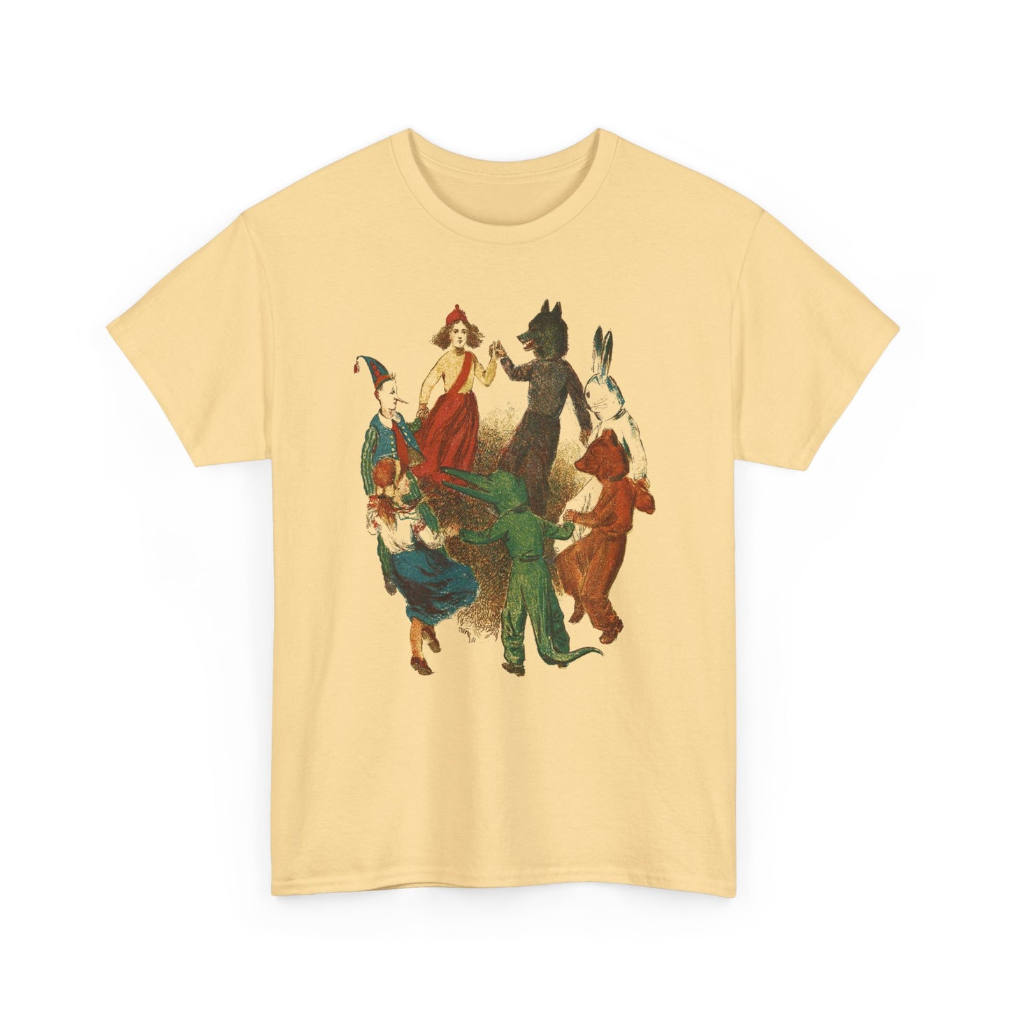 1930s children in costumes russian illustration reproduction tshirt