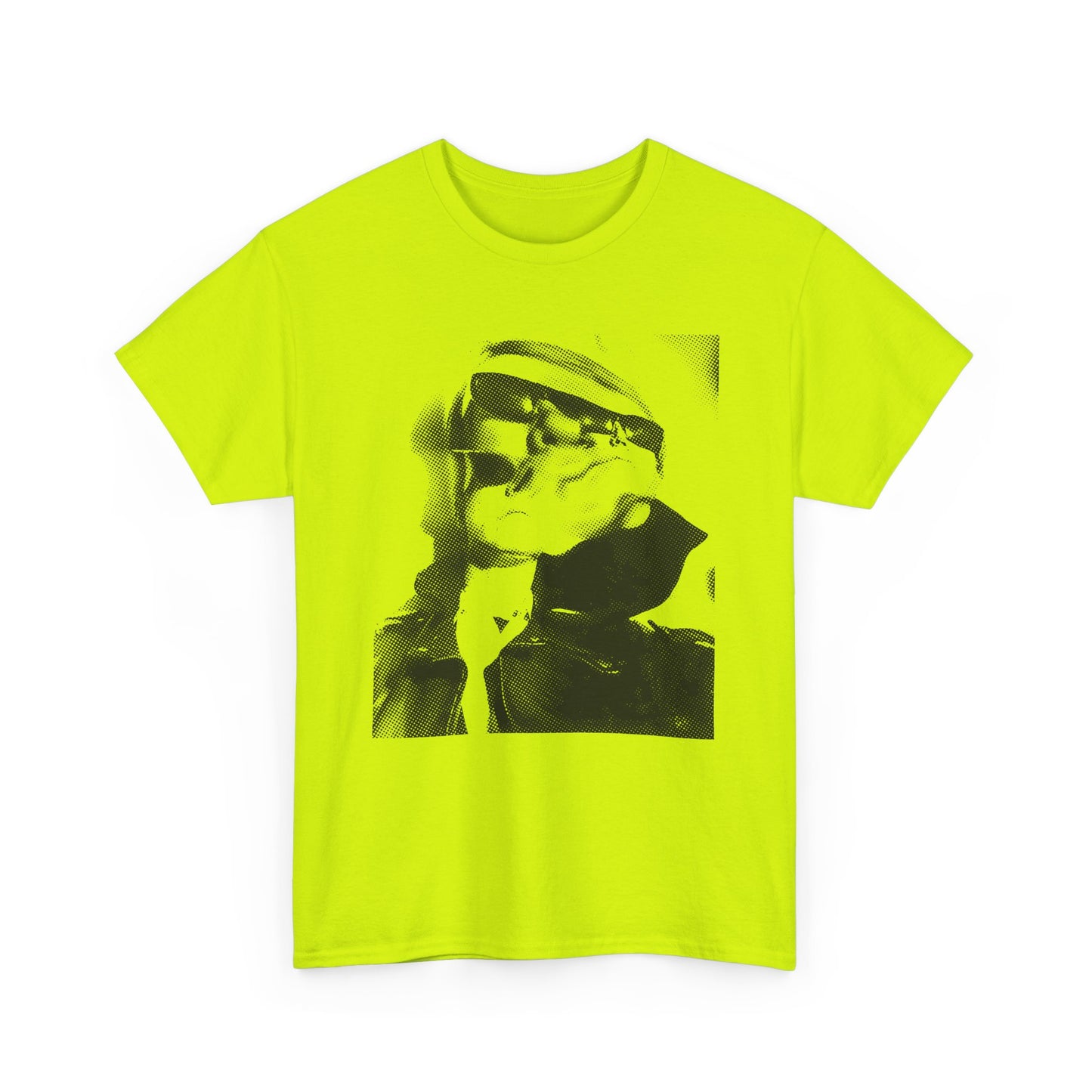 1965 weegee distortion photo of andy warhol reproduction edit tshirt