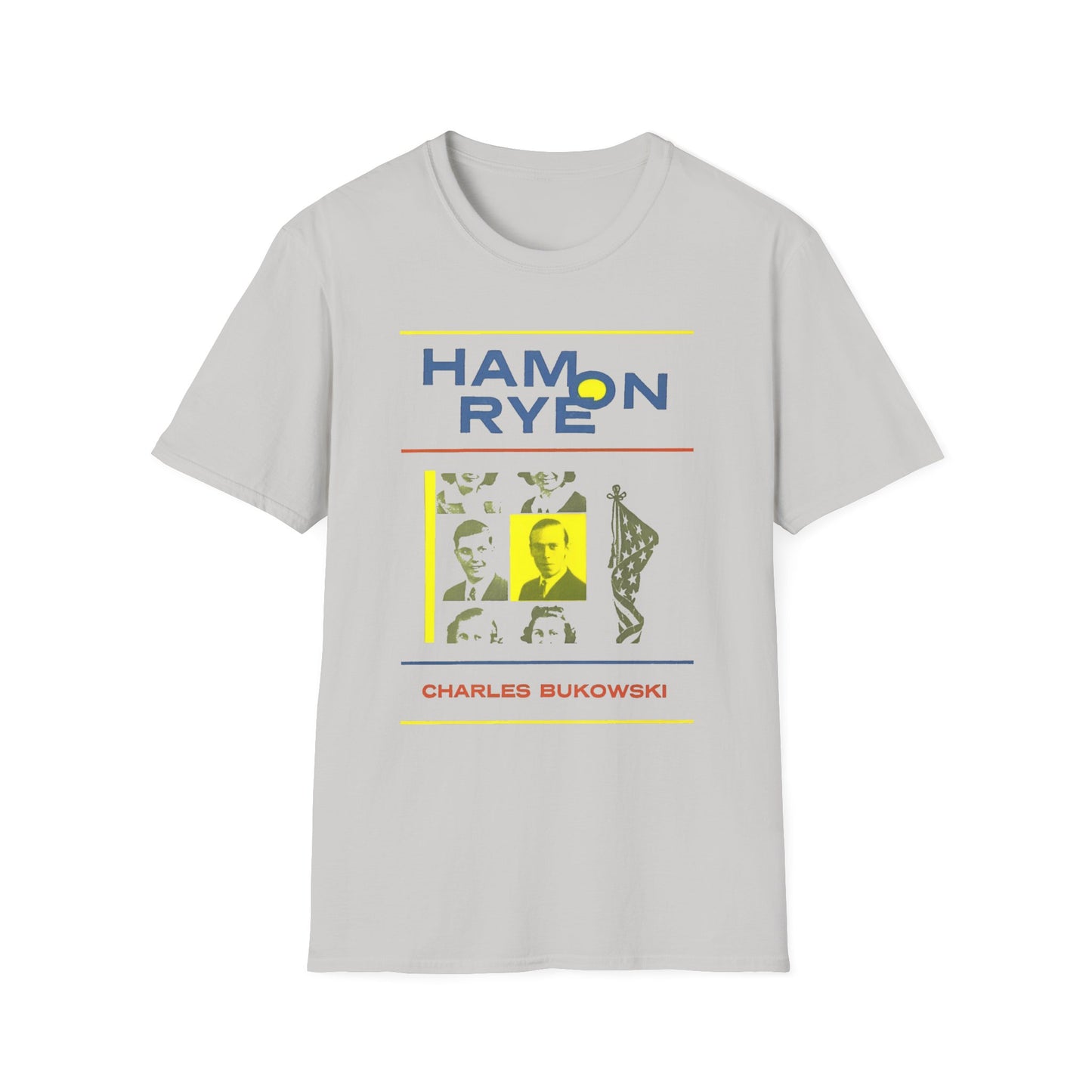 ham on rye novel by charles bukowski book cover tshirt