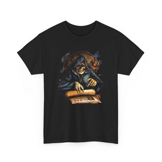 vintage 1980s grim reaper reproduction tshirt
