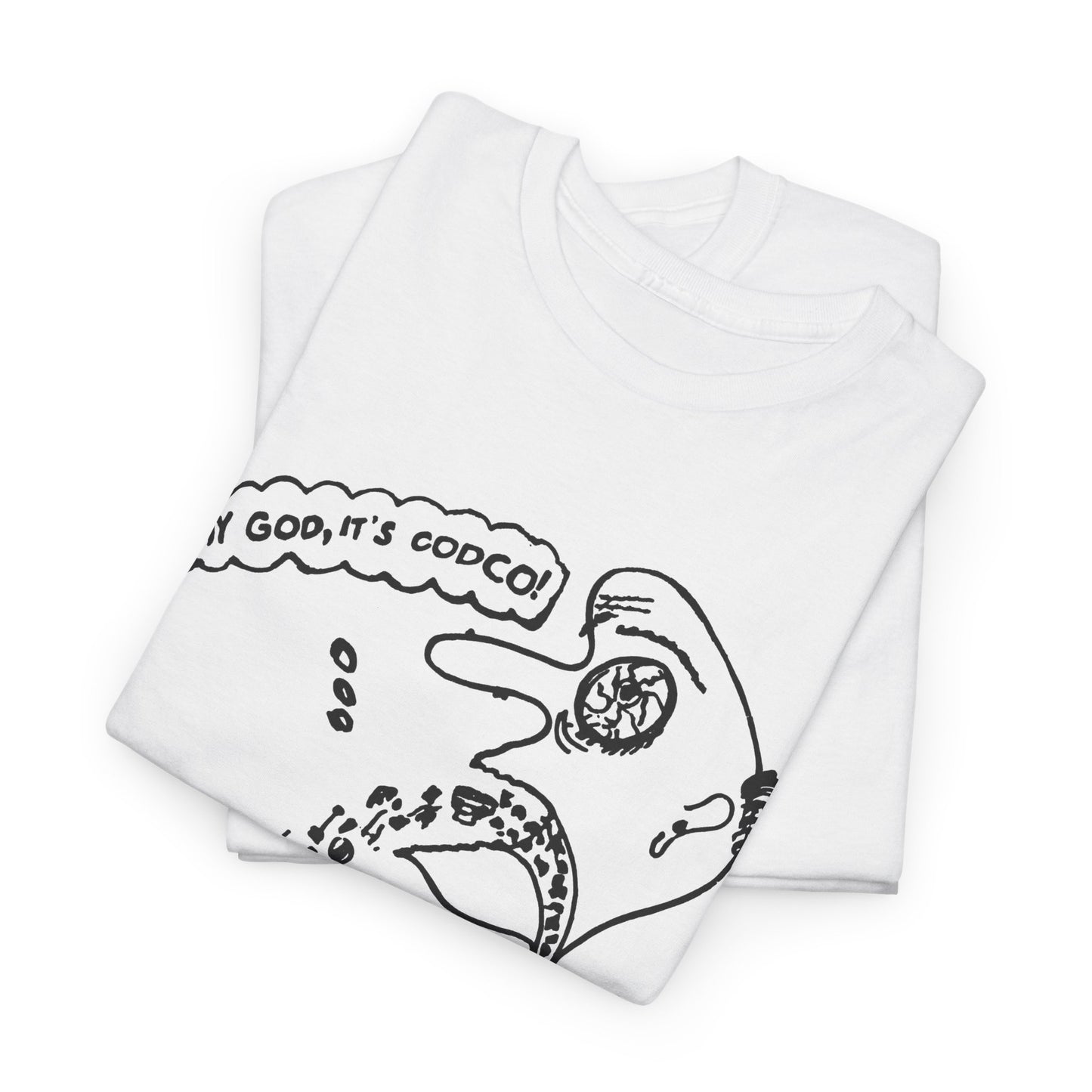 1988 newfoundland comedy tv show codco my god it's codco graphic reproduction tshirt