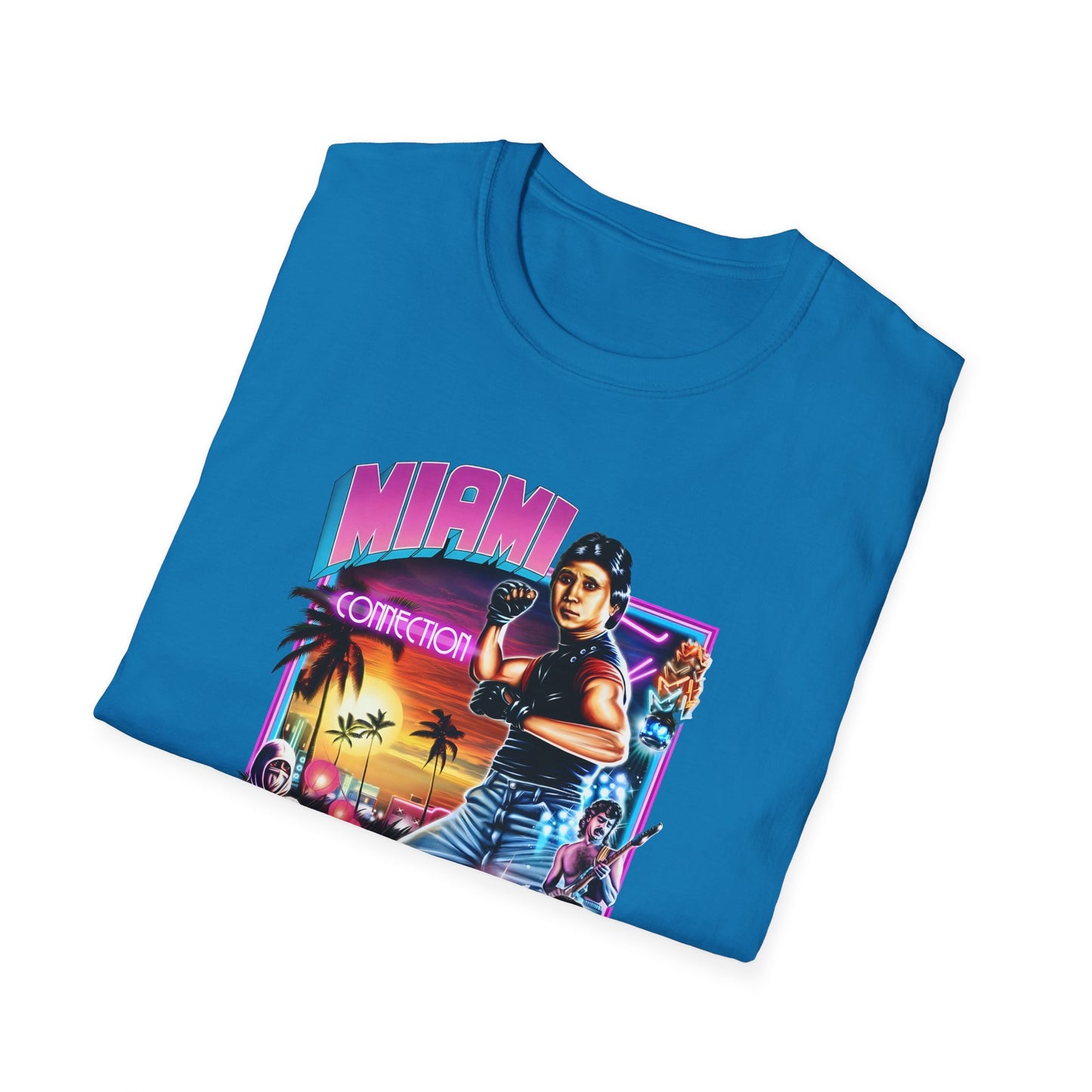 1987 movie miami connection movie poster tshirt