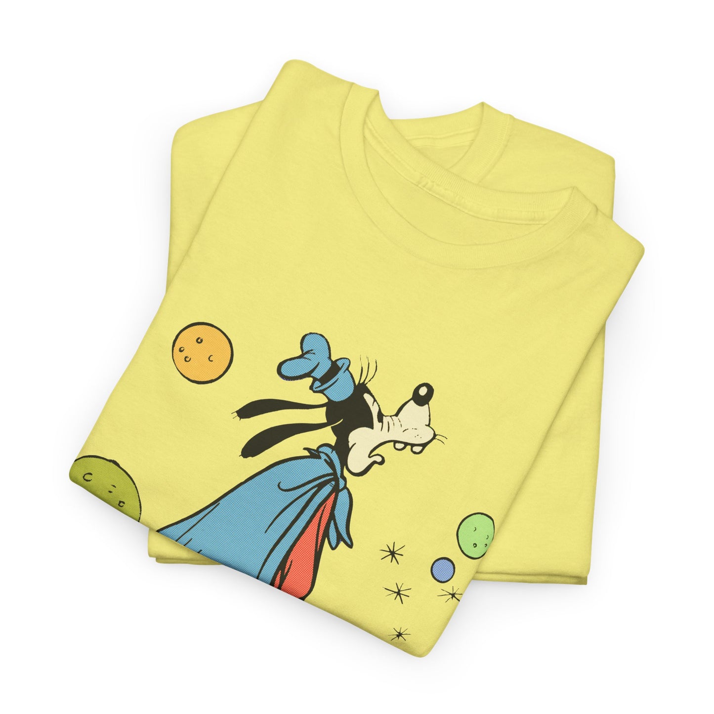 dog in space comic tshirt