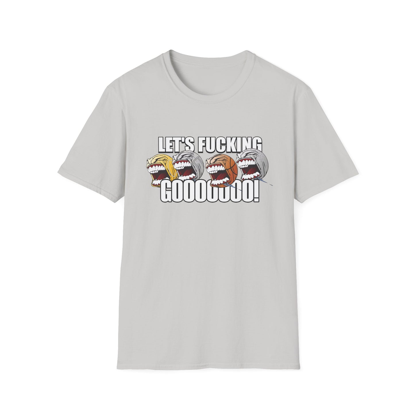 let's fucking go balls tshirt