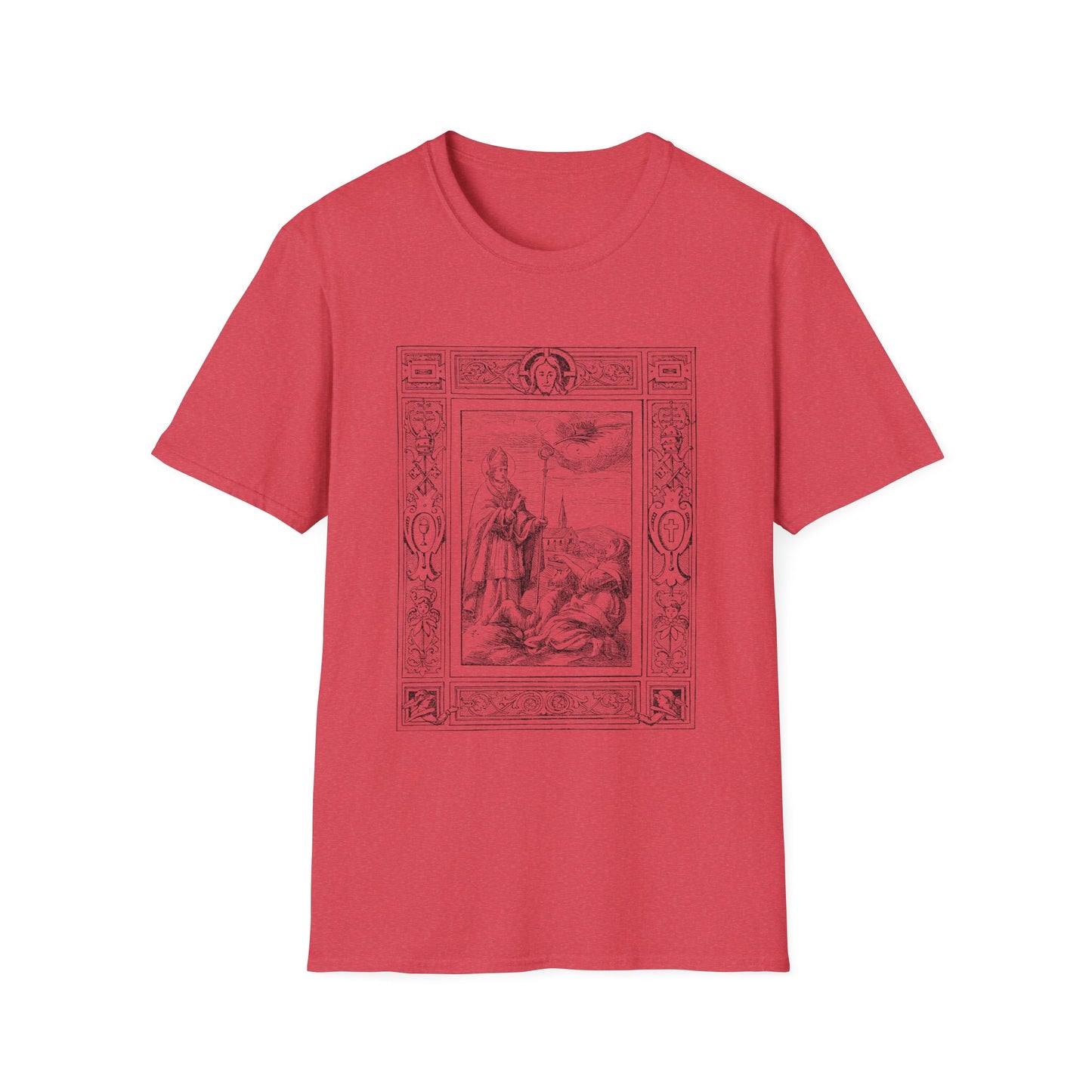 saint valentine healing epilepsy illustrated by dr. frantisek ehrmann circa 1899 tshirt