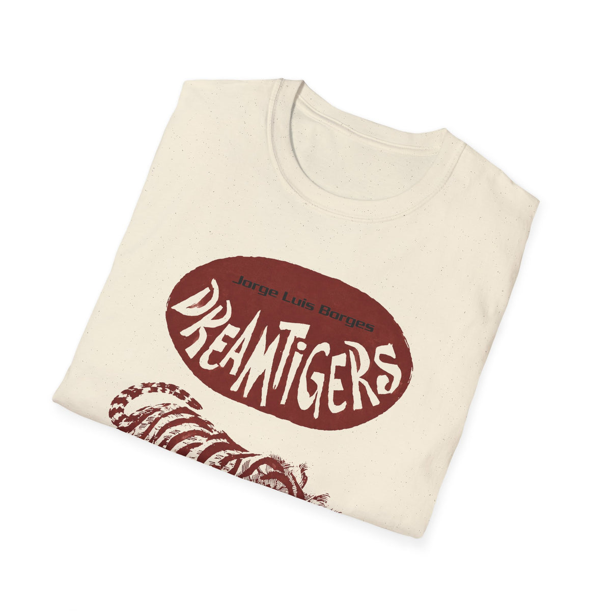 jorge luis borges 1960s dreamtigers book cover tshirt