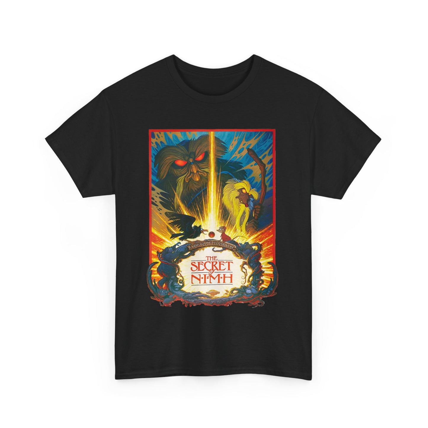 1992 the secret of nimh movie poster tshirt