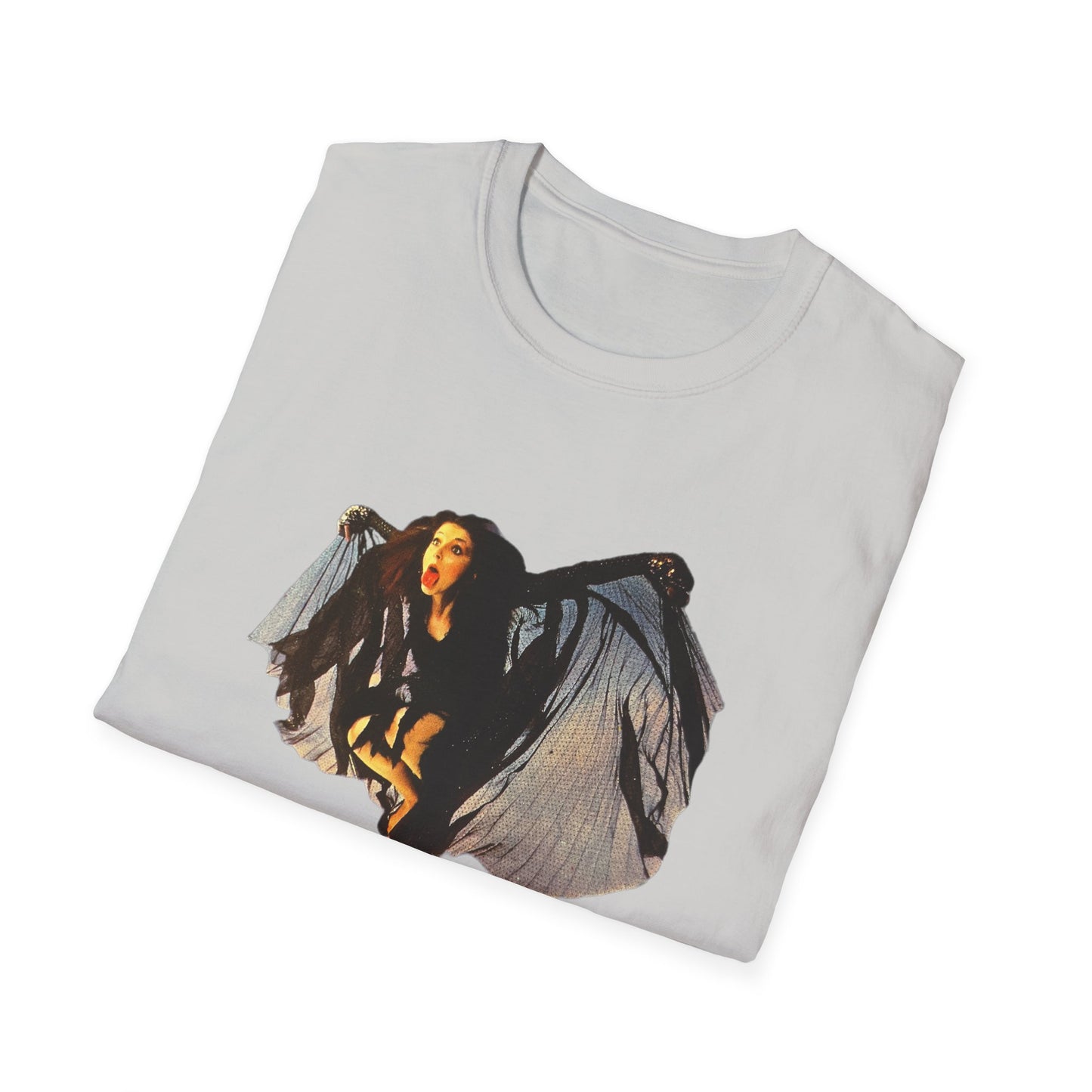 kate bush as a bat on never for ever tshirt