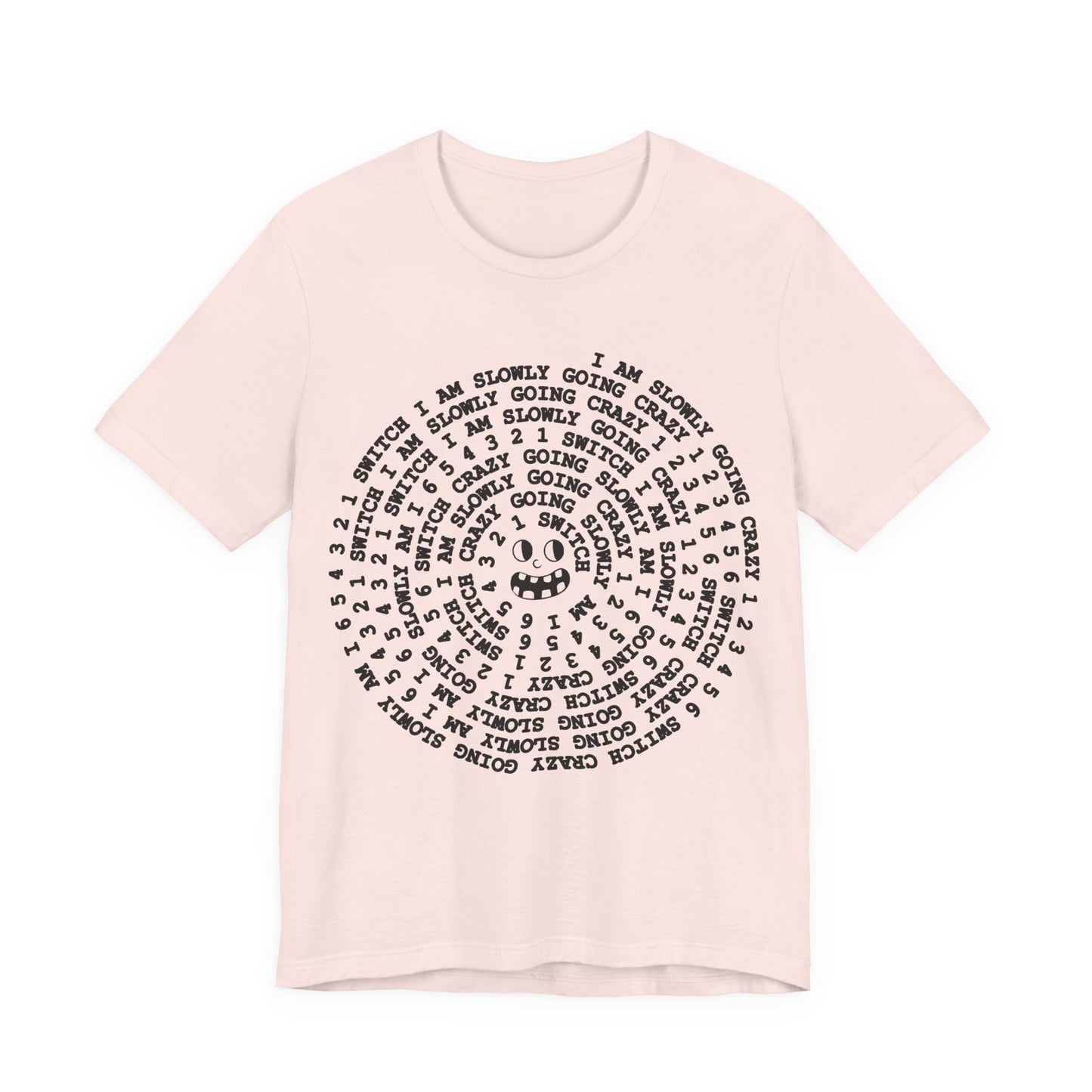 i am slowly going crazy song spiral tshirt