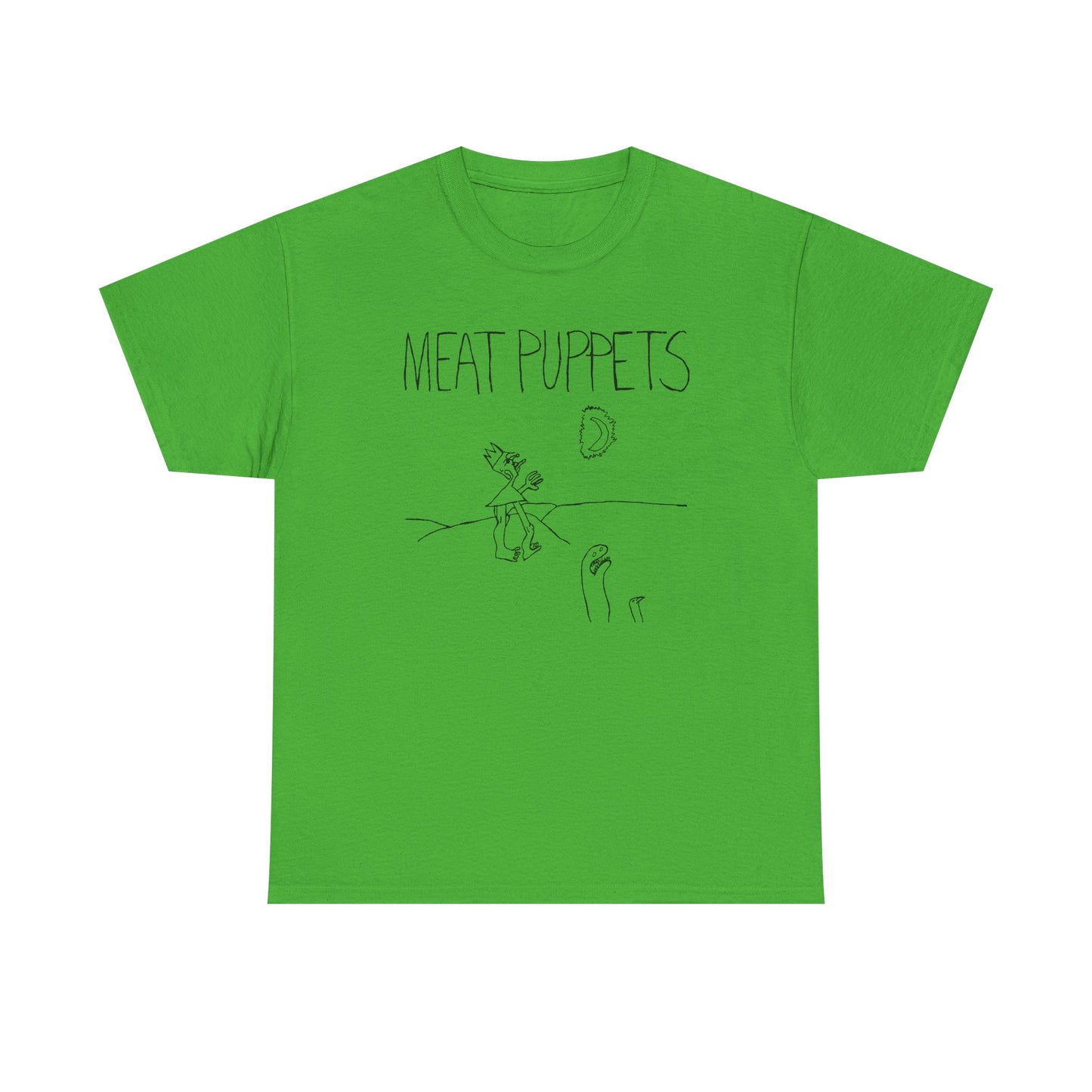 1985 meat puppets album in a car album cover tshirt