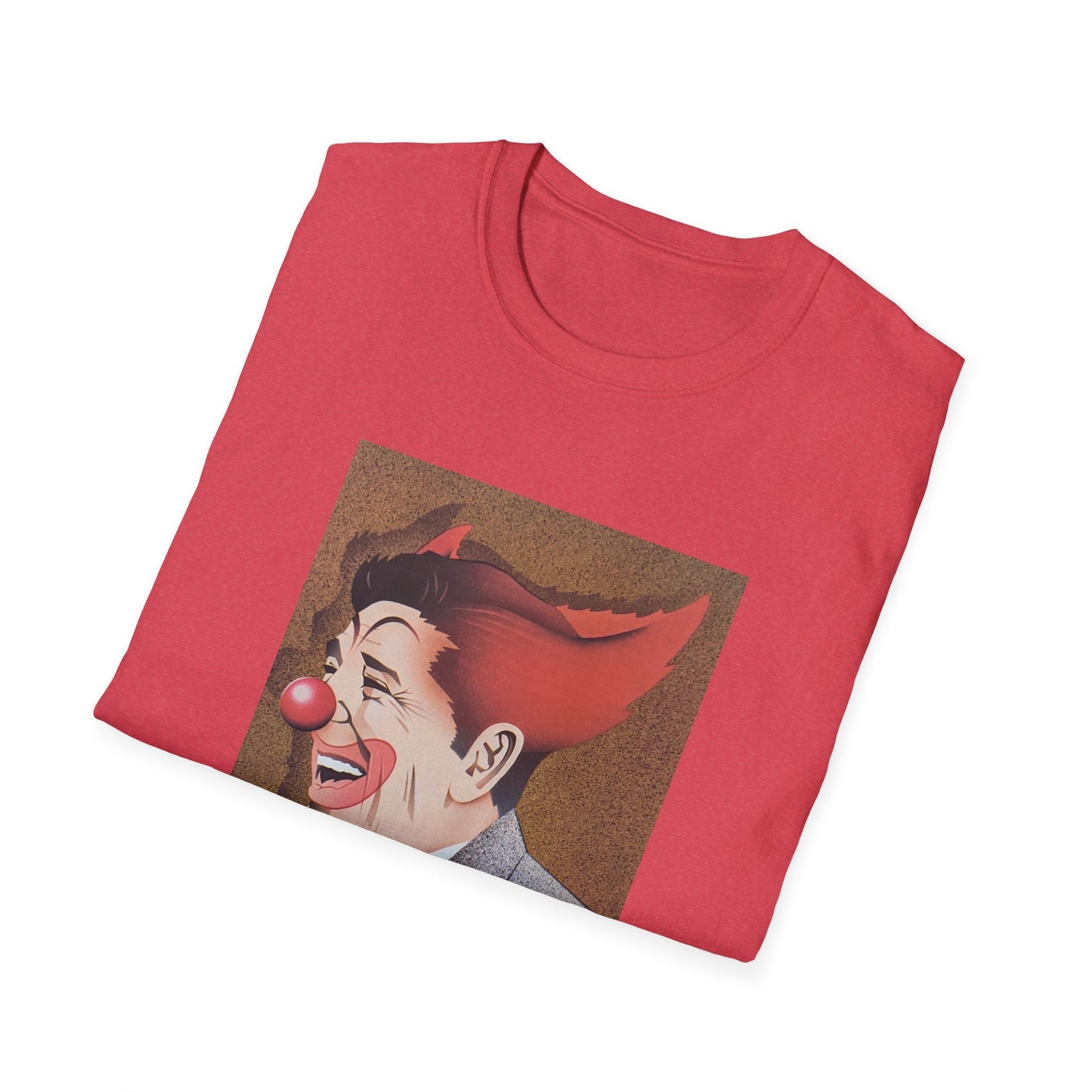 ronald reagan 40th us president clown tshirt