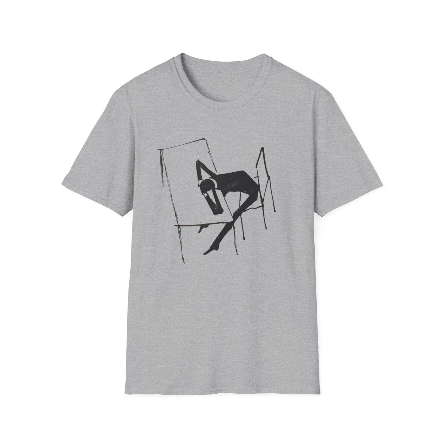 early 1900s sketch india ink on paper by franz kafka on a tshirt