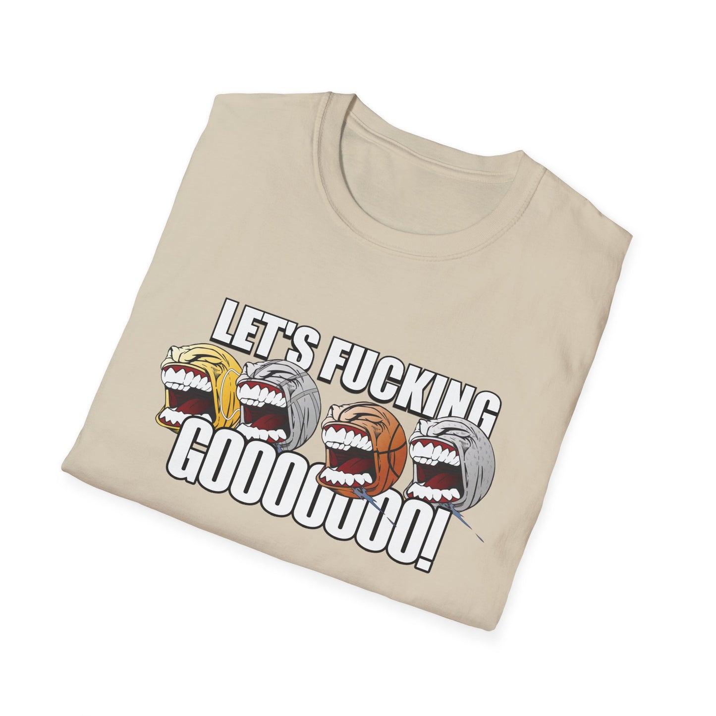 let's fucking go balls tshirt