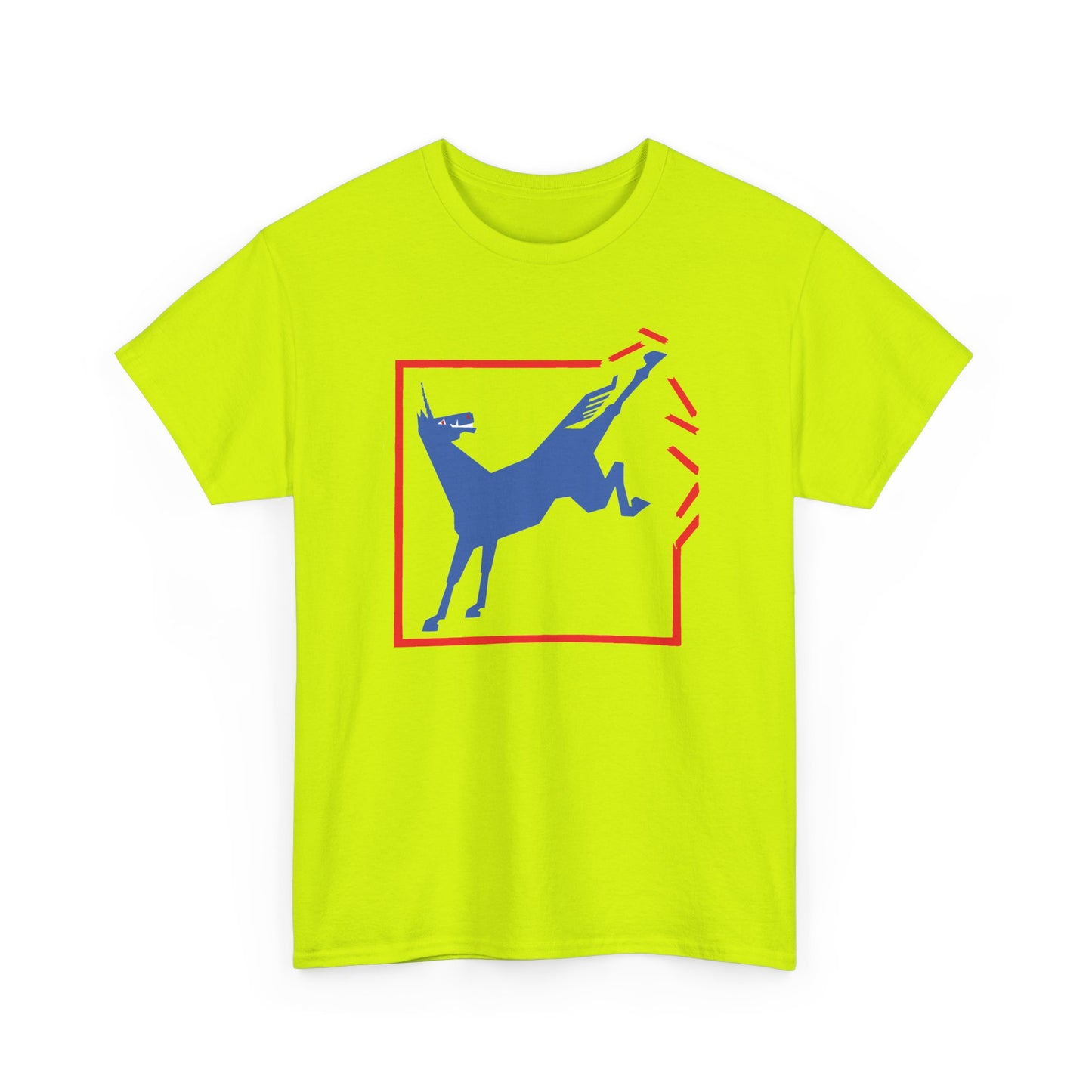1924 german cartoon unicorn breaking free reproduction tshirt