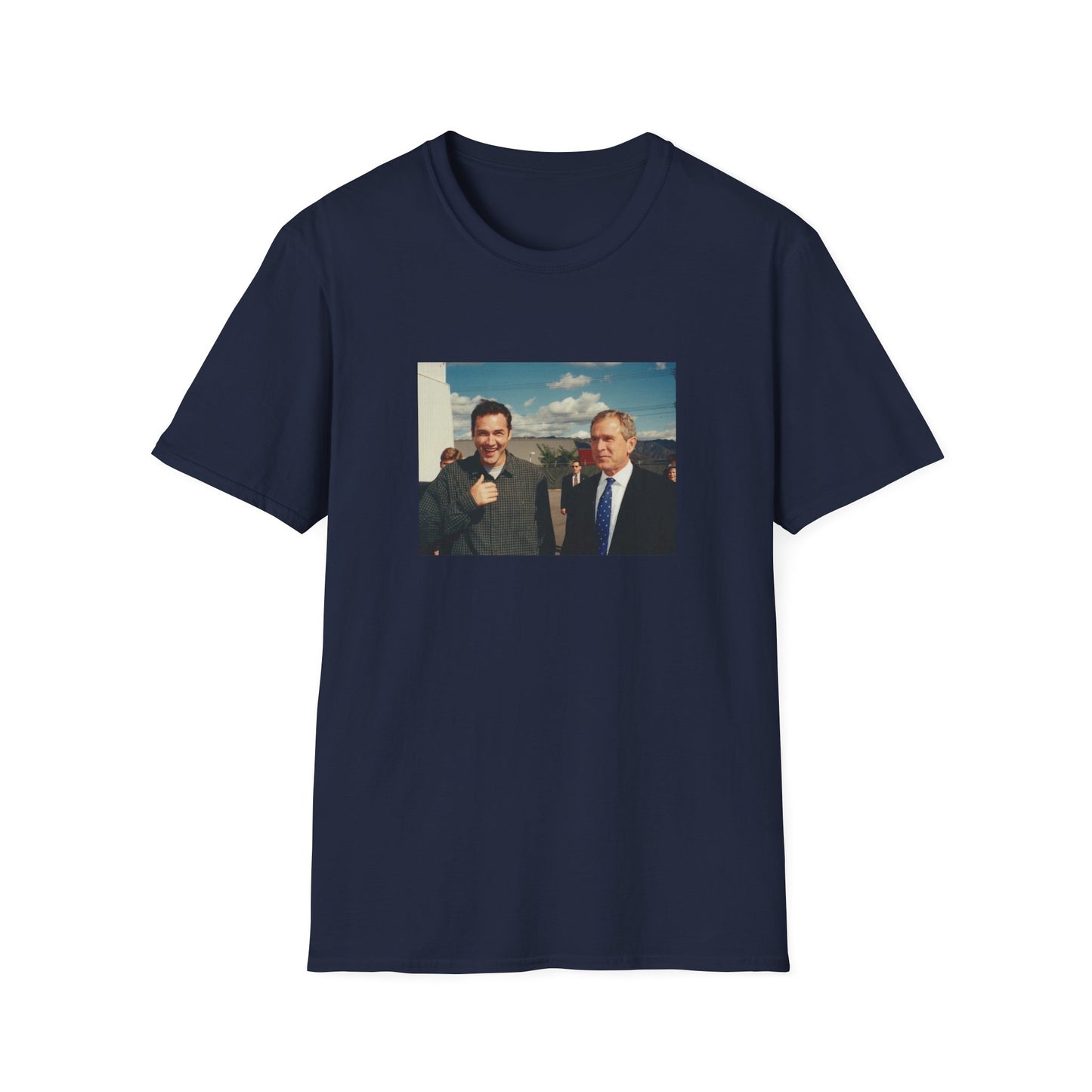 norm macdonald and george bush jr. tshirt