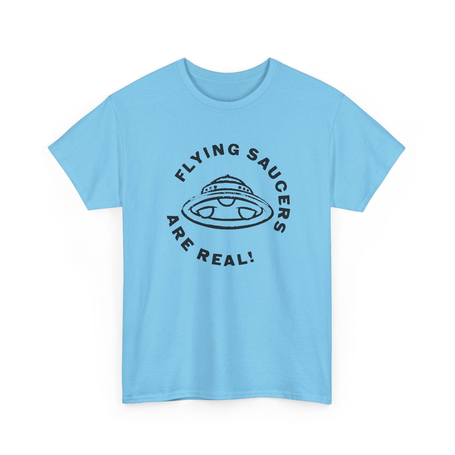 flying saucers are real! vintage style image tshirt