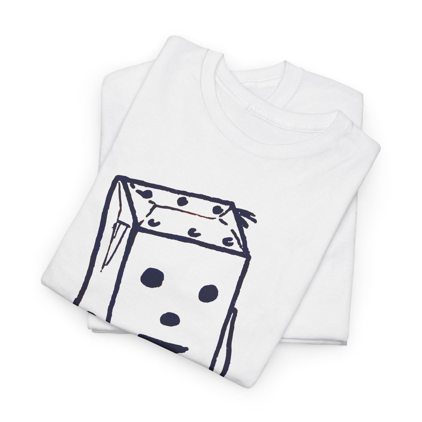 1950s magazine art paper bag halloween mask graphic tshirt