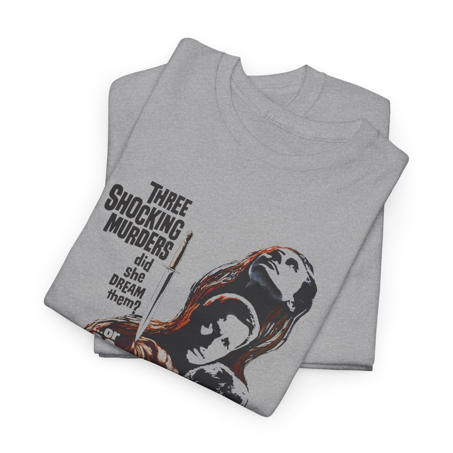 1964 hammer films psychological horror movie nightmare tshirt