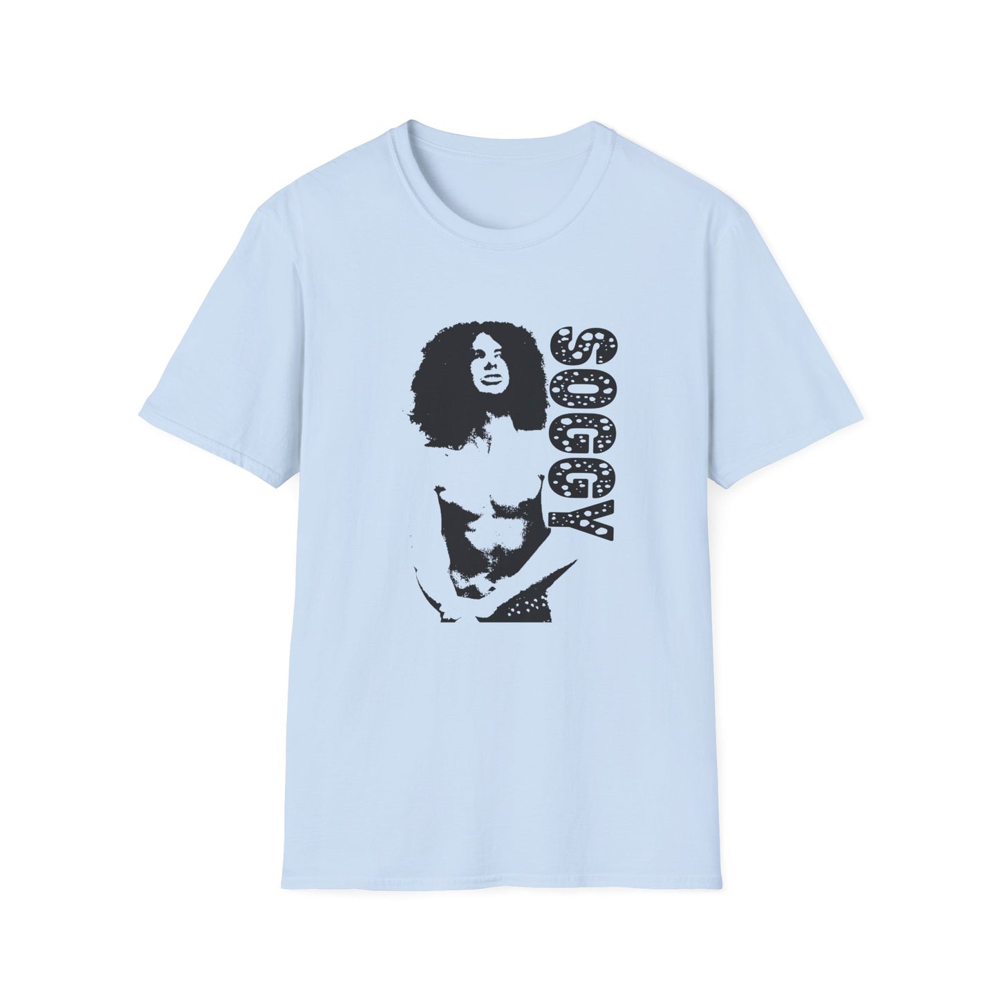 1980s french hard rock band soggy fan art tshirt