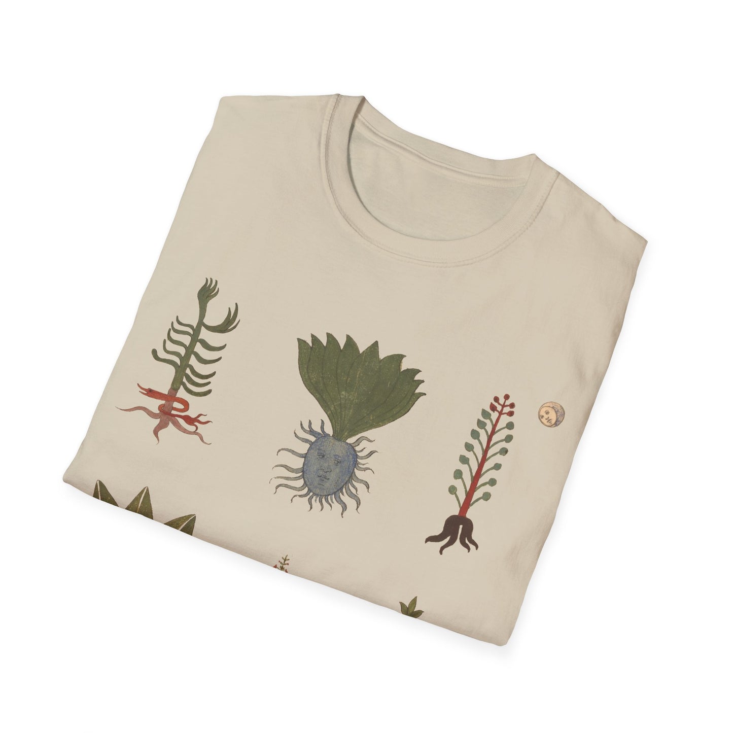 plants with human features, images from the erbario: a 15th-century herbal illustration guide from northern italy tshirt