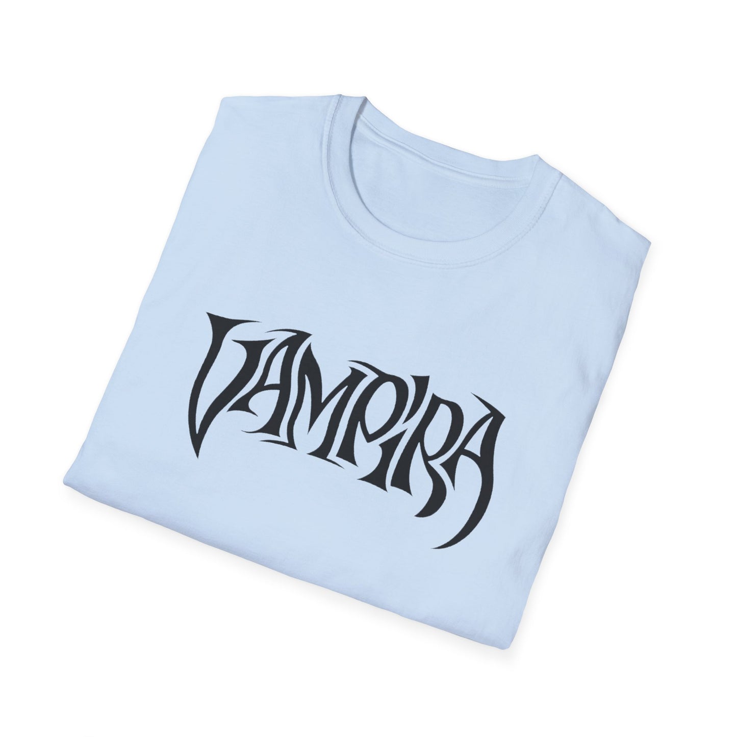 vampira from the vampira show logo tshirt