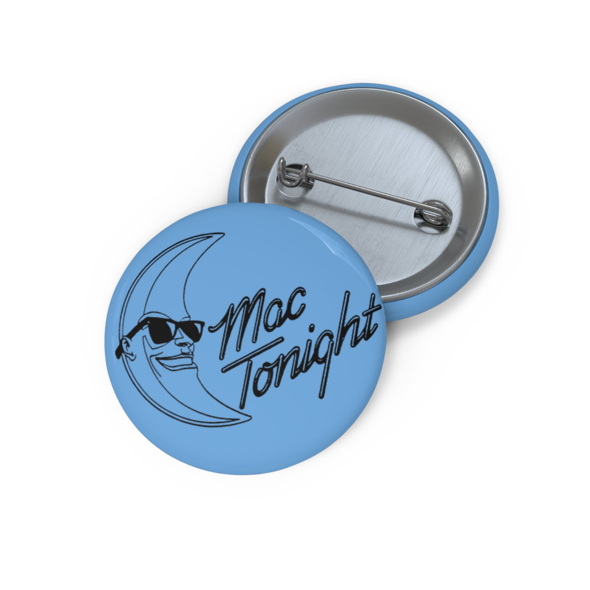 mac tonight custom pin button