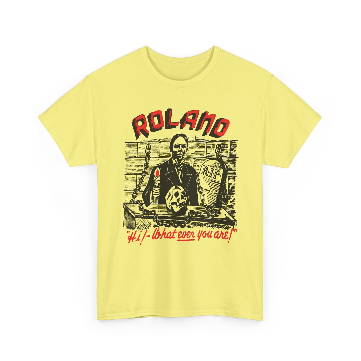 vintage 1960s roland zacherley tv horror show host reproduction tshirt