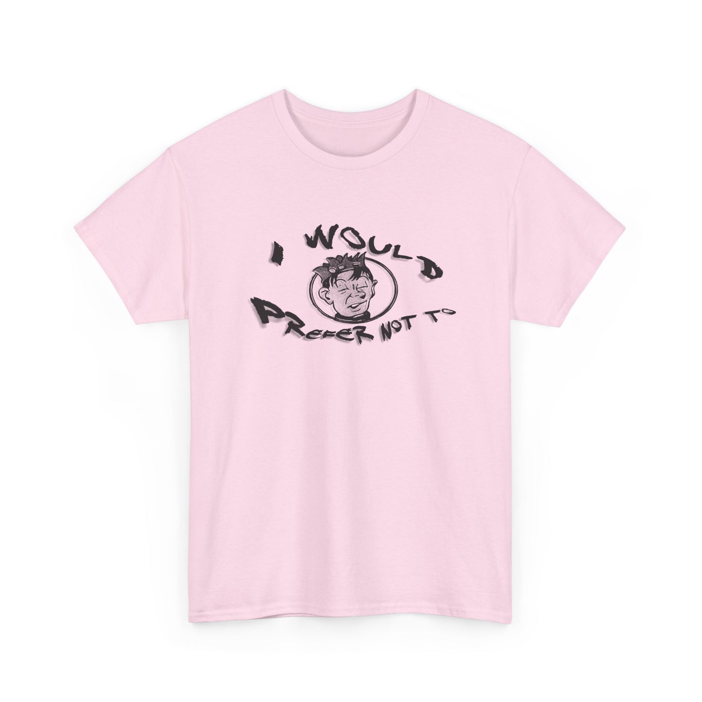 bartleby the scrivener and souphead jones mashup I would prefer not to tshirt