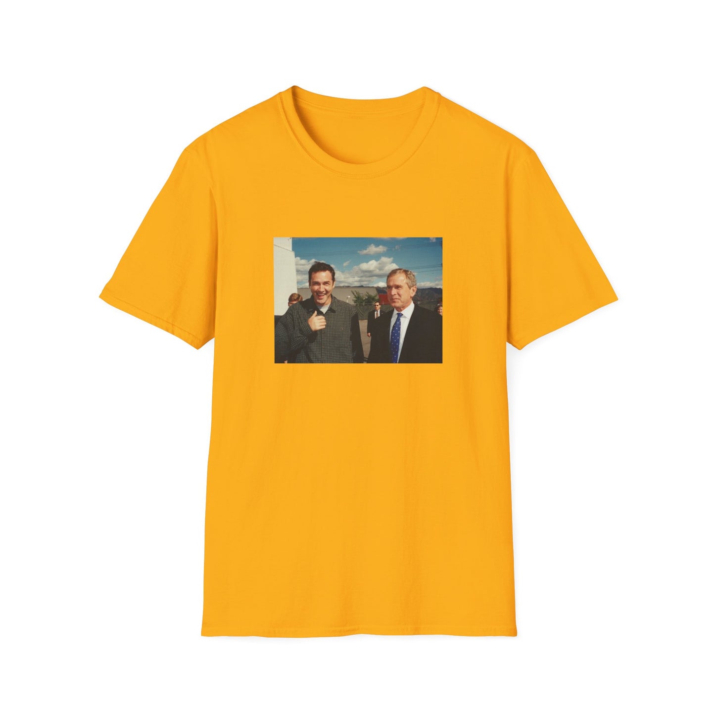 norm macdonald and george bush jr. tshirt