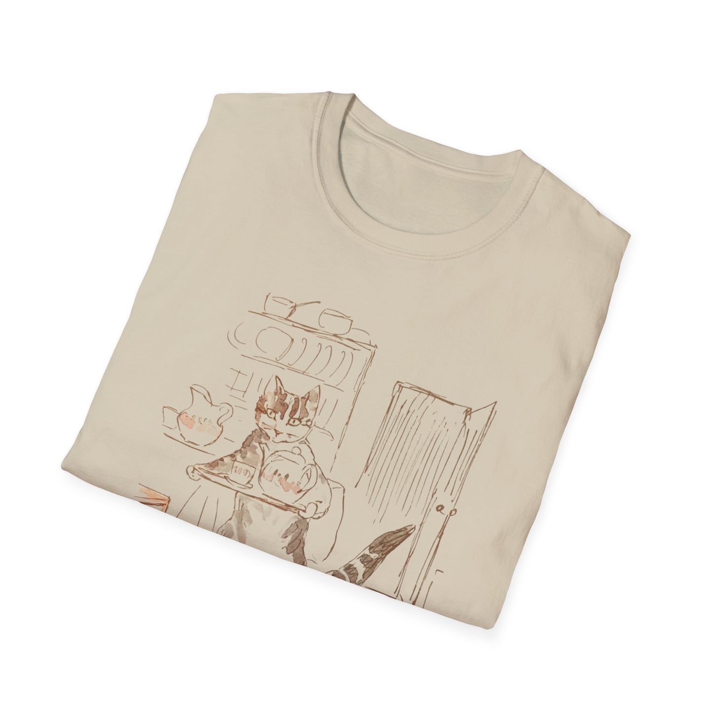 1906 beatrix potter illustration for "the sly old cat" tshirt