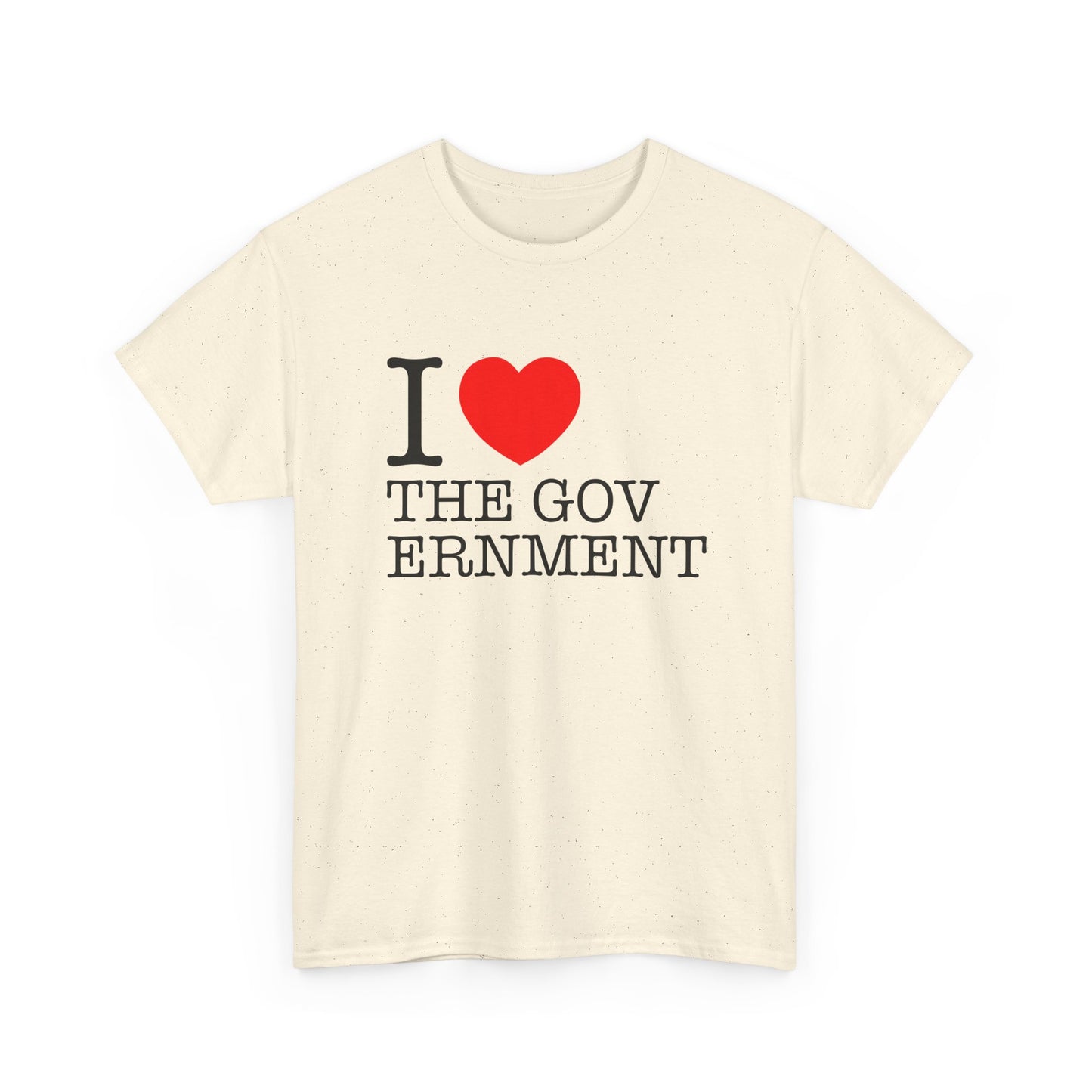 i heart the government tshirt