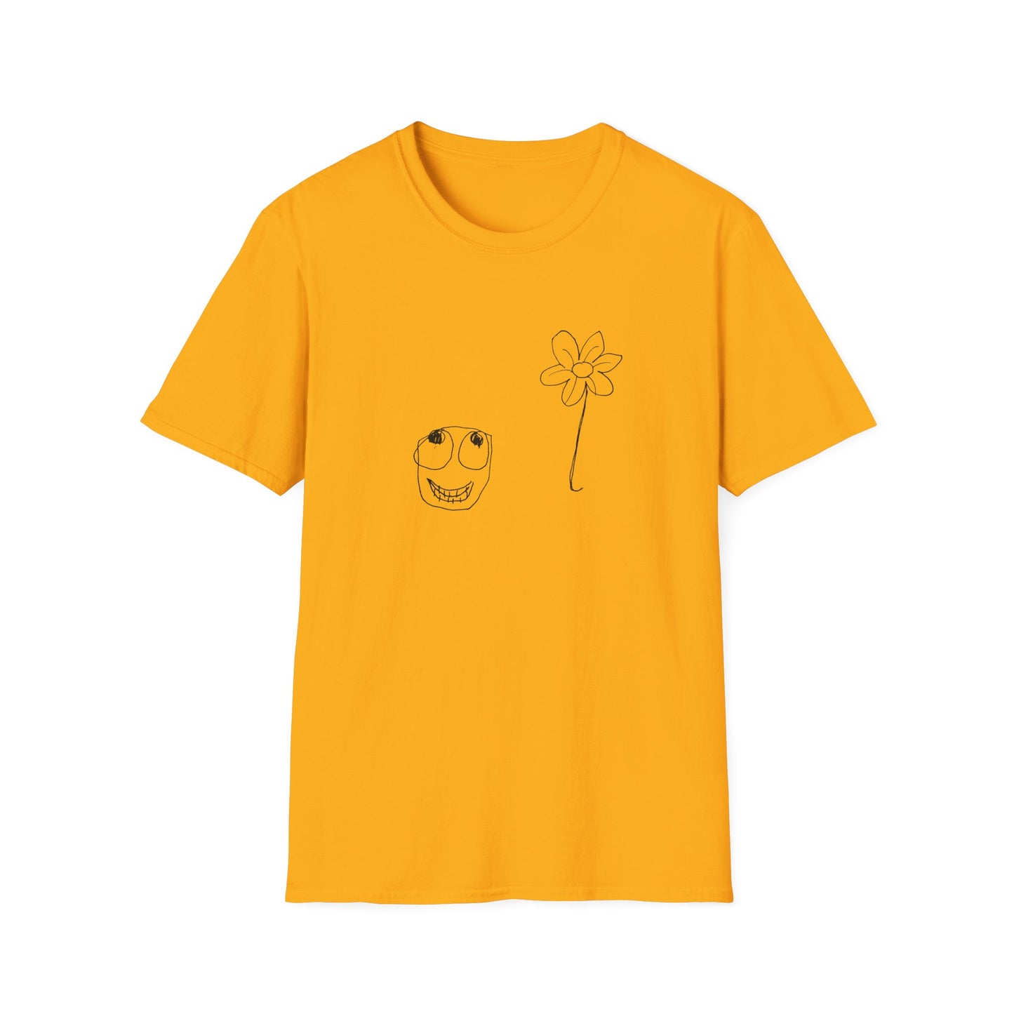 original drawing happy little guy tshirt