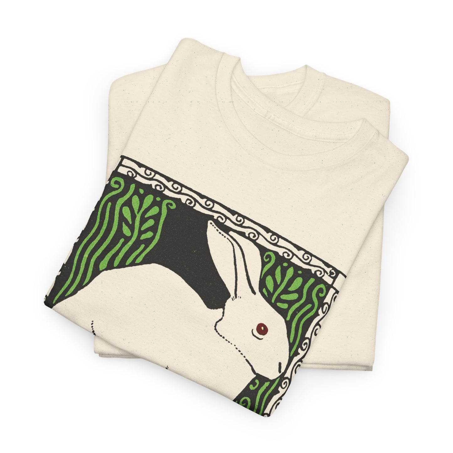 1909 josef von diveky happy easter (frohe ostern) color lithograph bunny reproduction tshirt