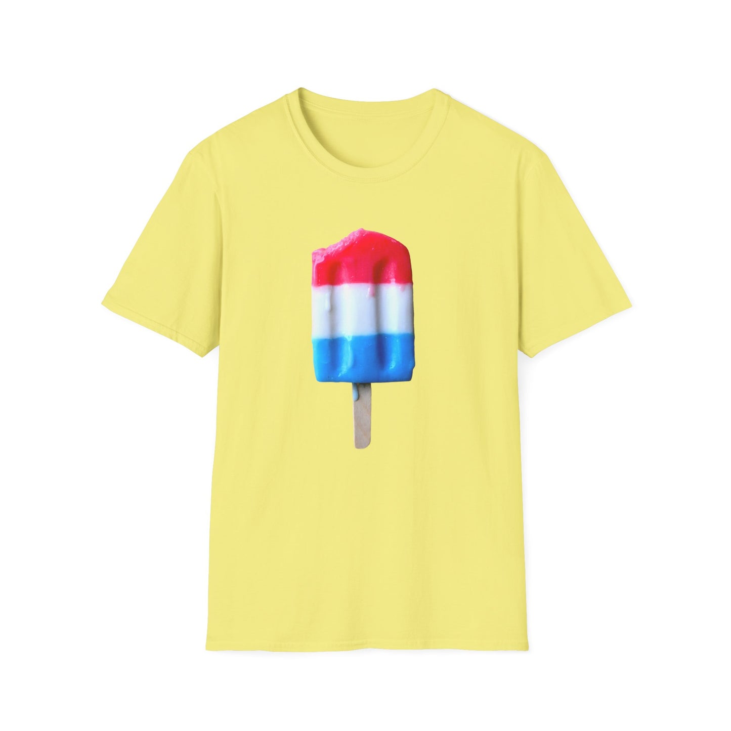 classic red white blue popsicle tshirt