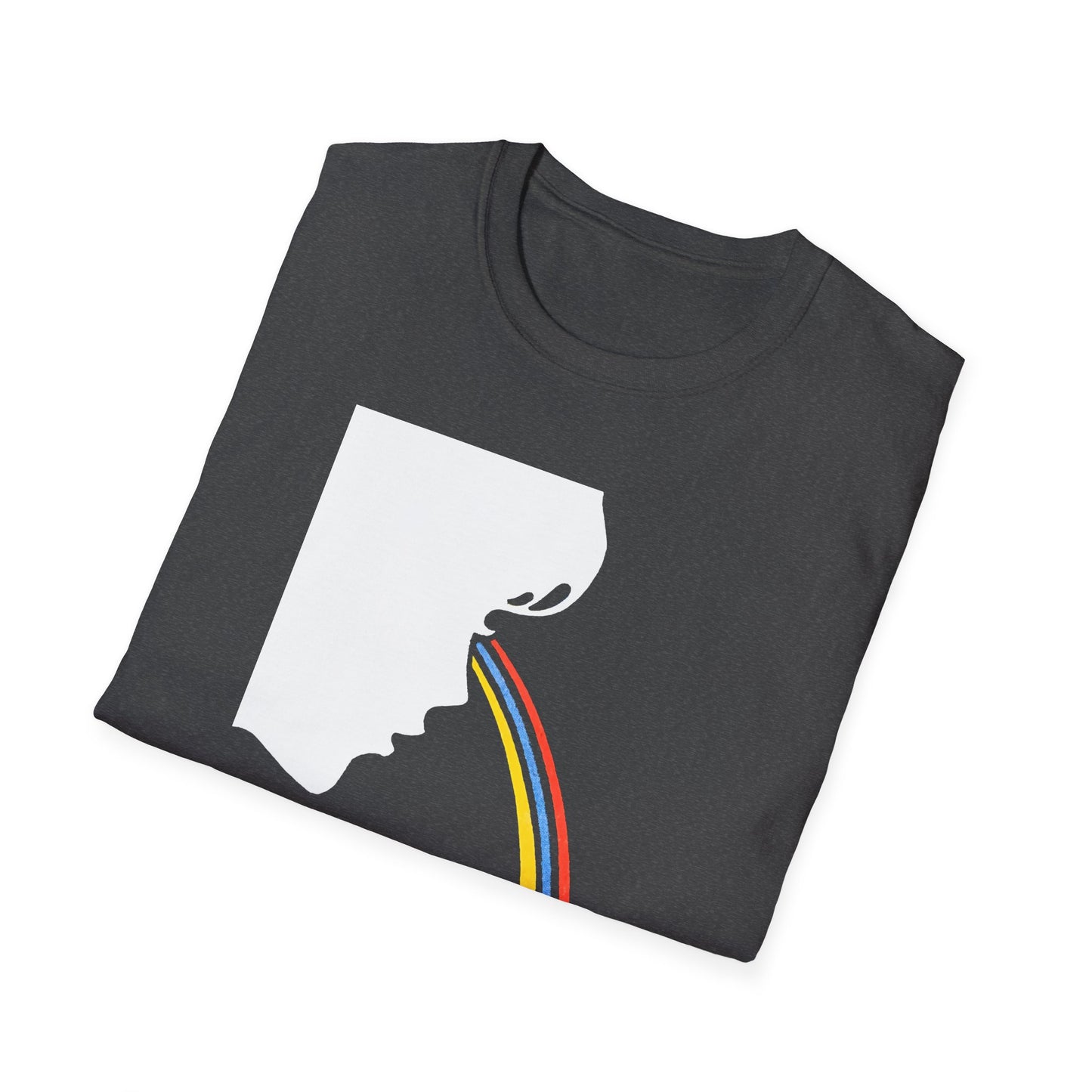 rainbow eyeball graphic tshirt