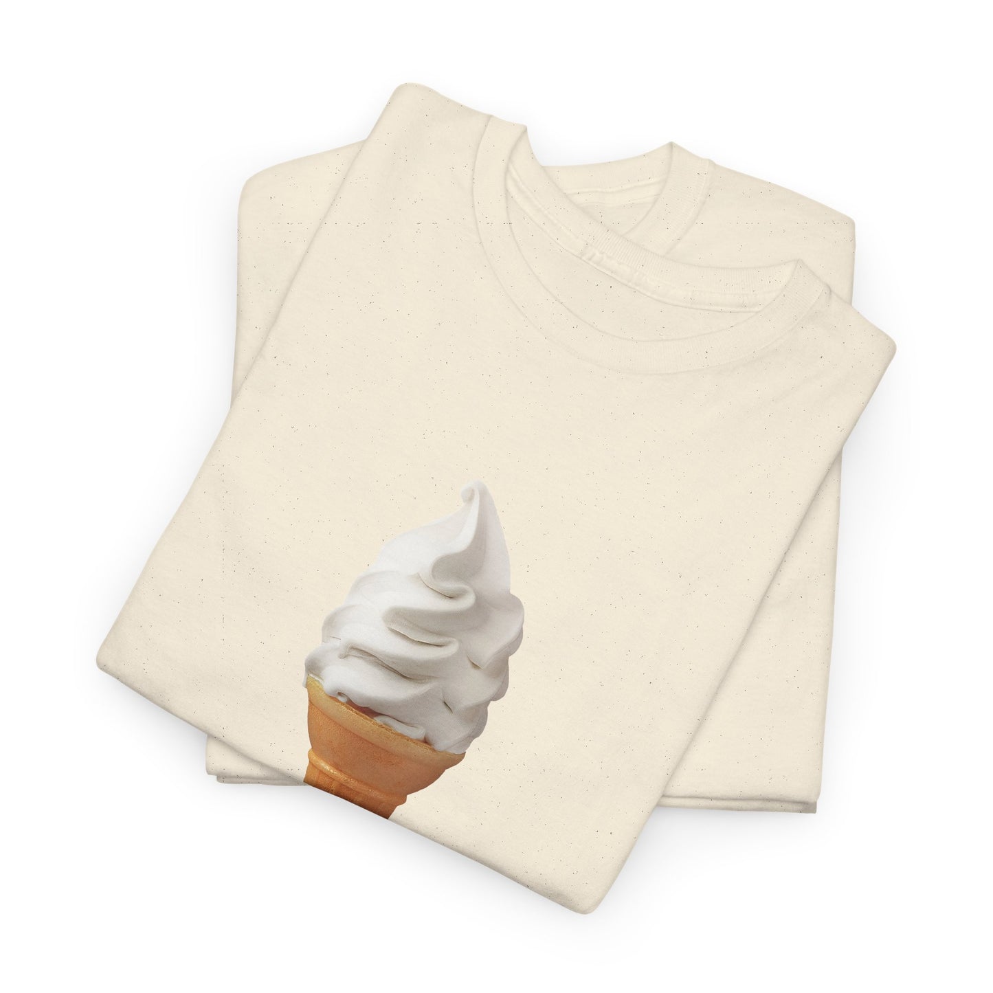 soft vanilla ice cream cone tshirt