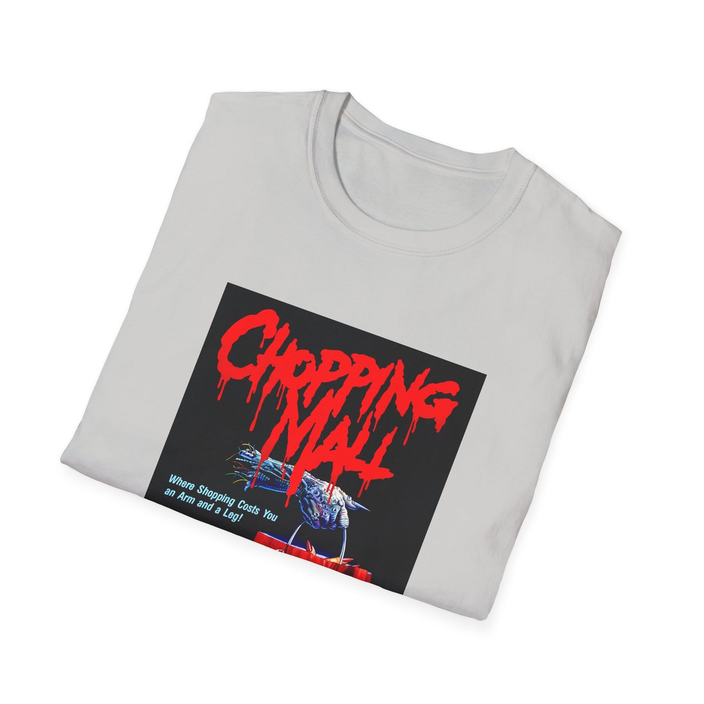 chopping mall 1986 poster colored tshirt