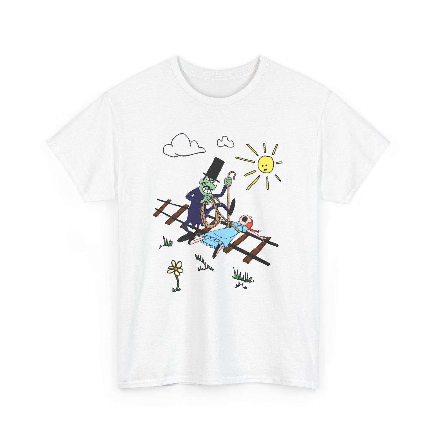 snidely whiplash fan art tshirt