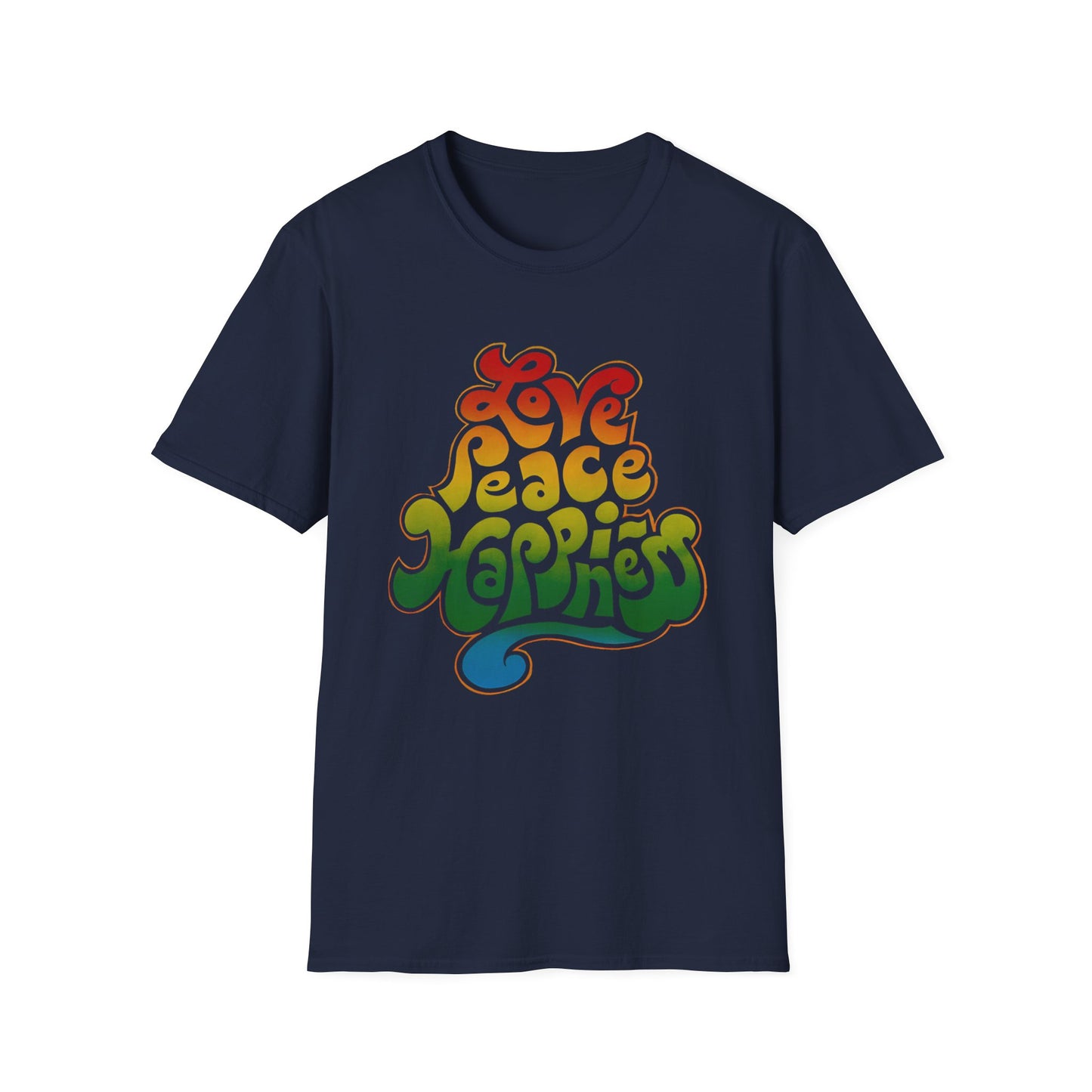 1970 love peace happiness vagabond creations poster tshirt