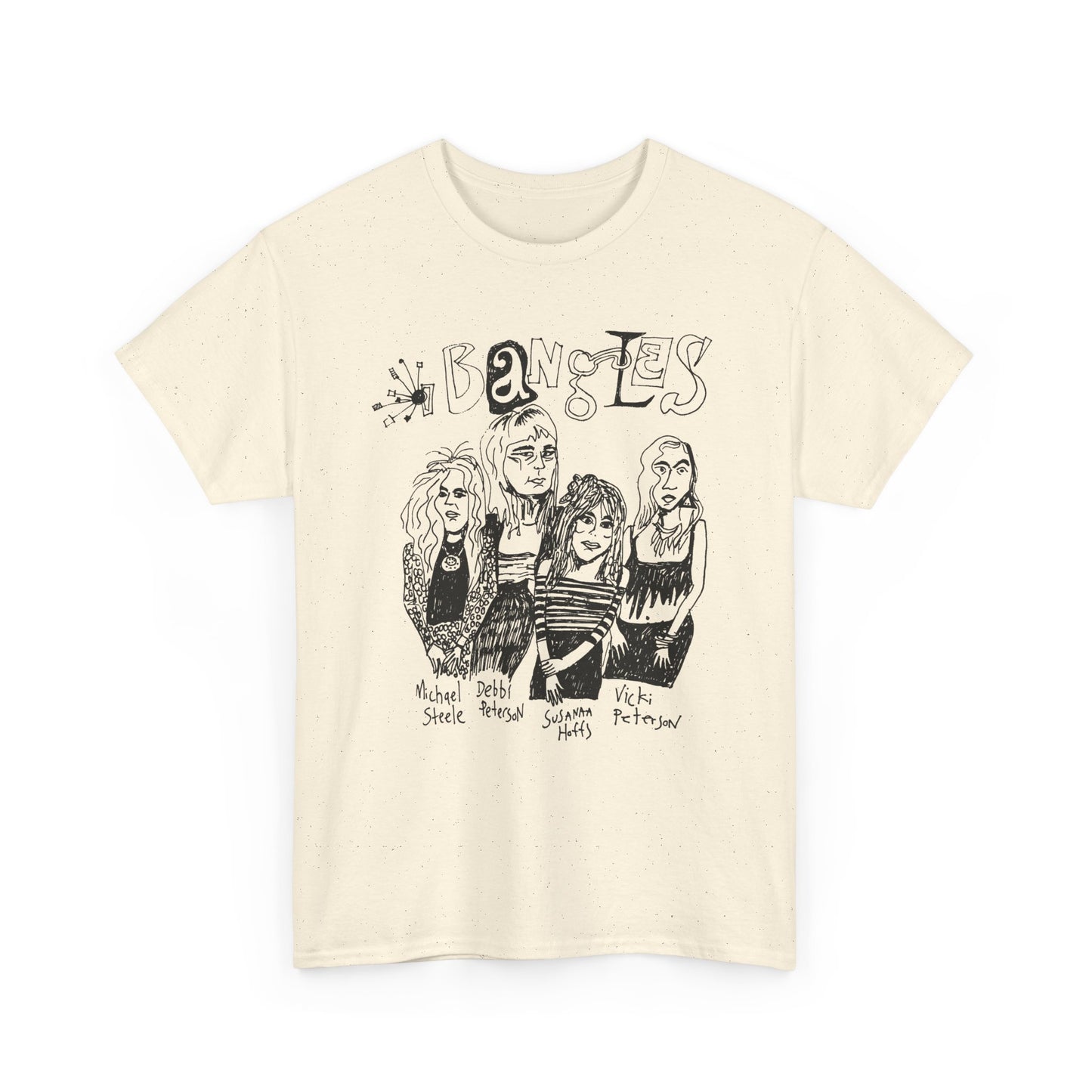 the bangles band original drawing tshirt