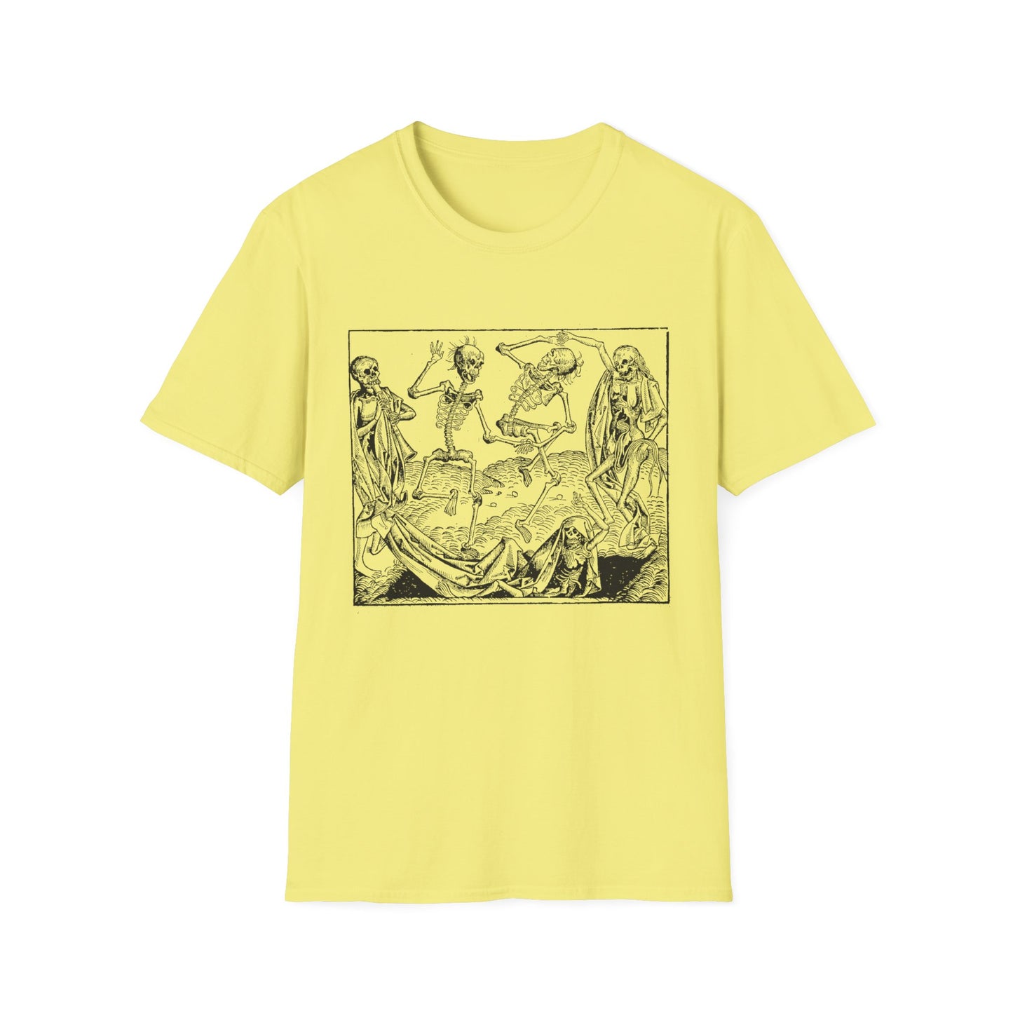 1493 michael wolgemut's dance of death tshirt