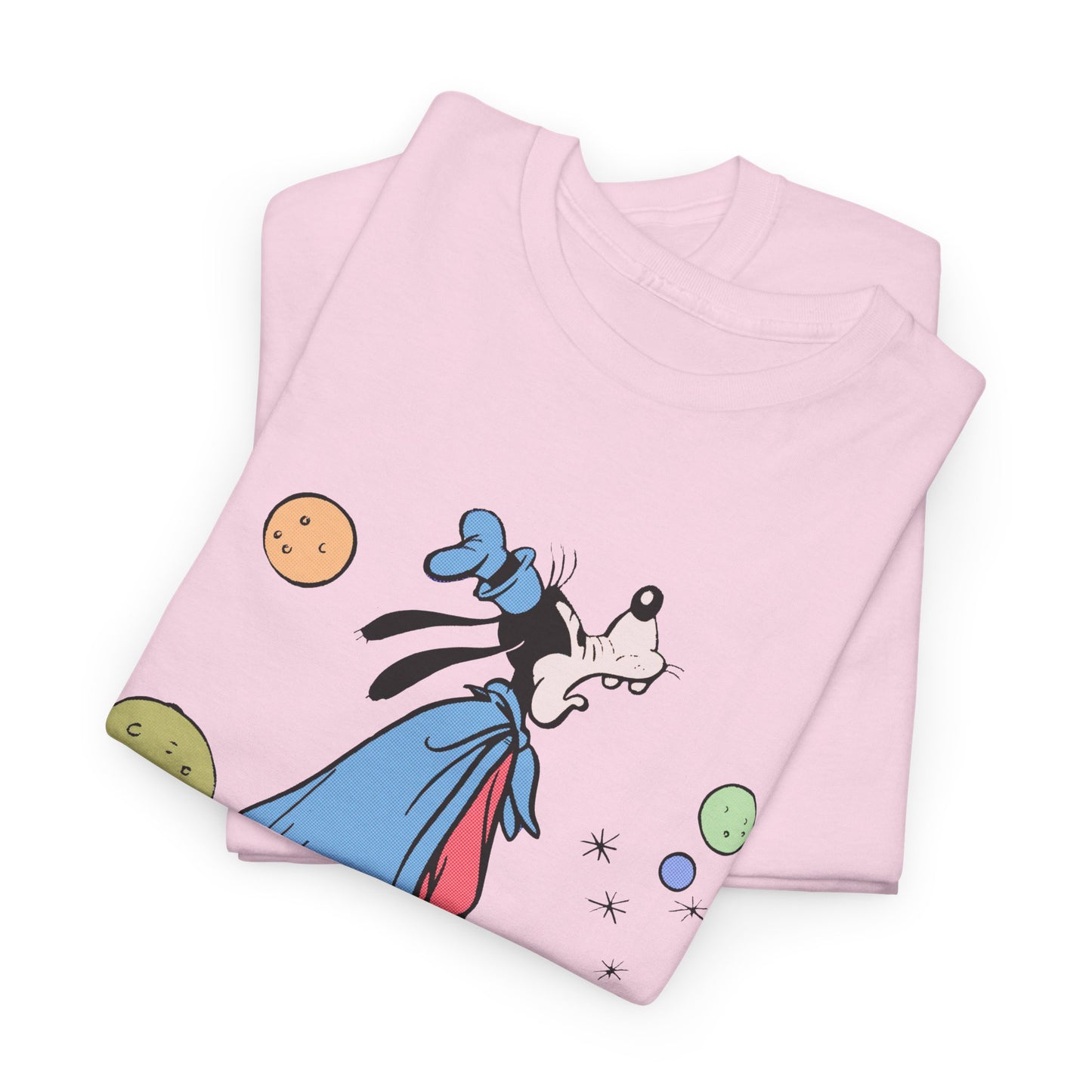 dog in space comic tshirt