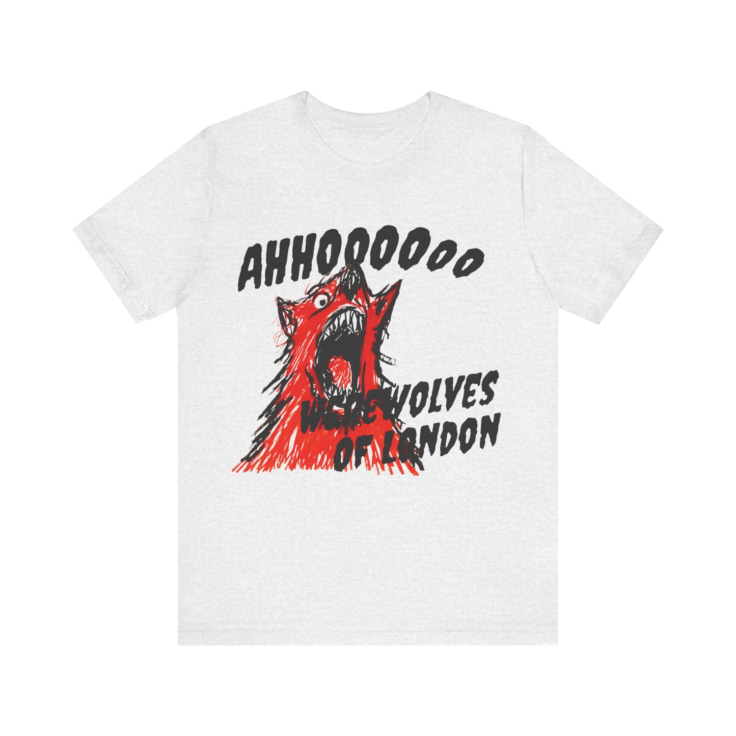 ahoooooo werewolves of london werewolf tshirt