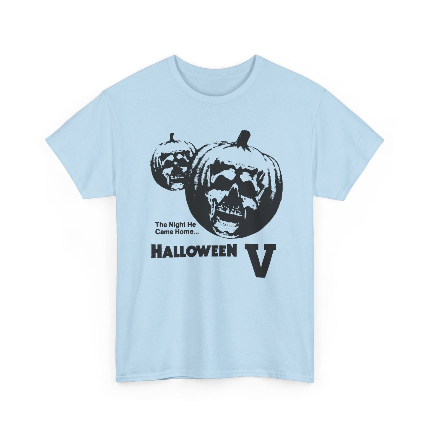 1989 newspaper advertisement for halloween v reproduction tshirt