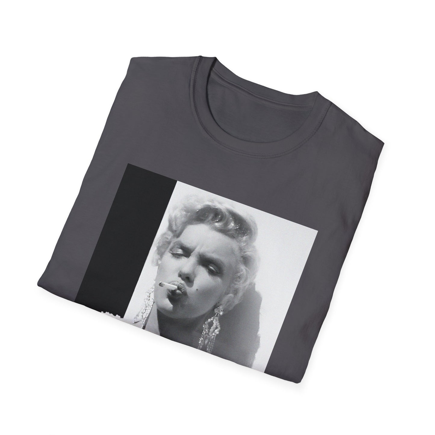marilyn monroe smoking a cigarette tshirt