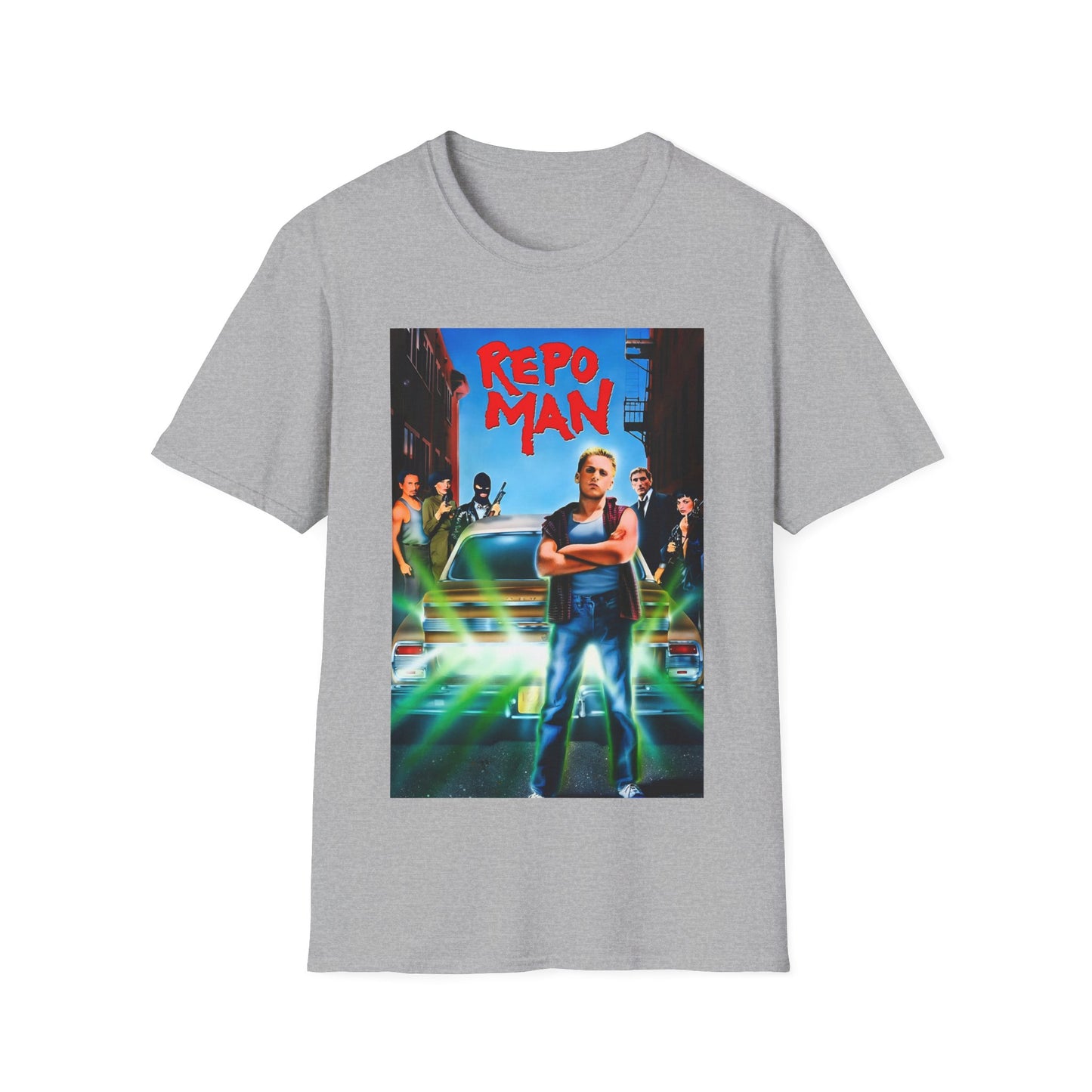 1984 repo man movie poster tshirt