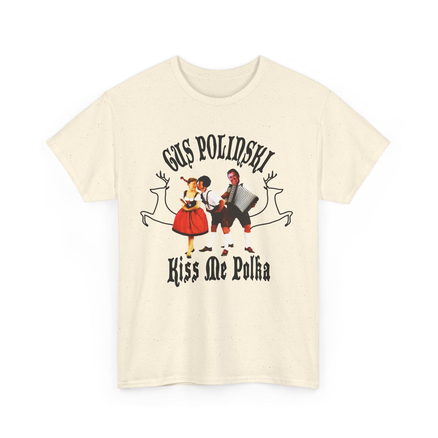 home alone gus polinski (john candy) poker king of the midwest parody album cover for kiss me polka tshirt