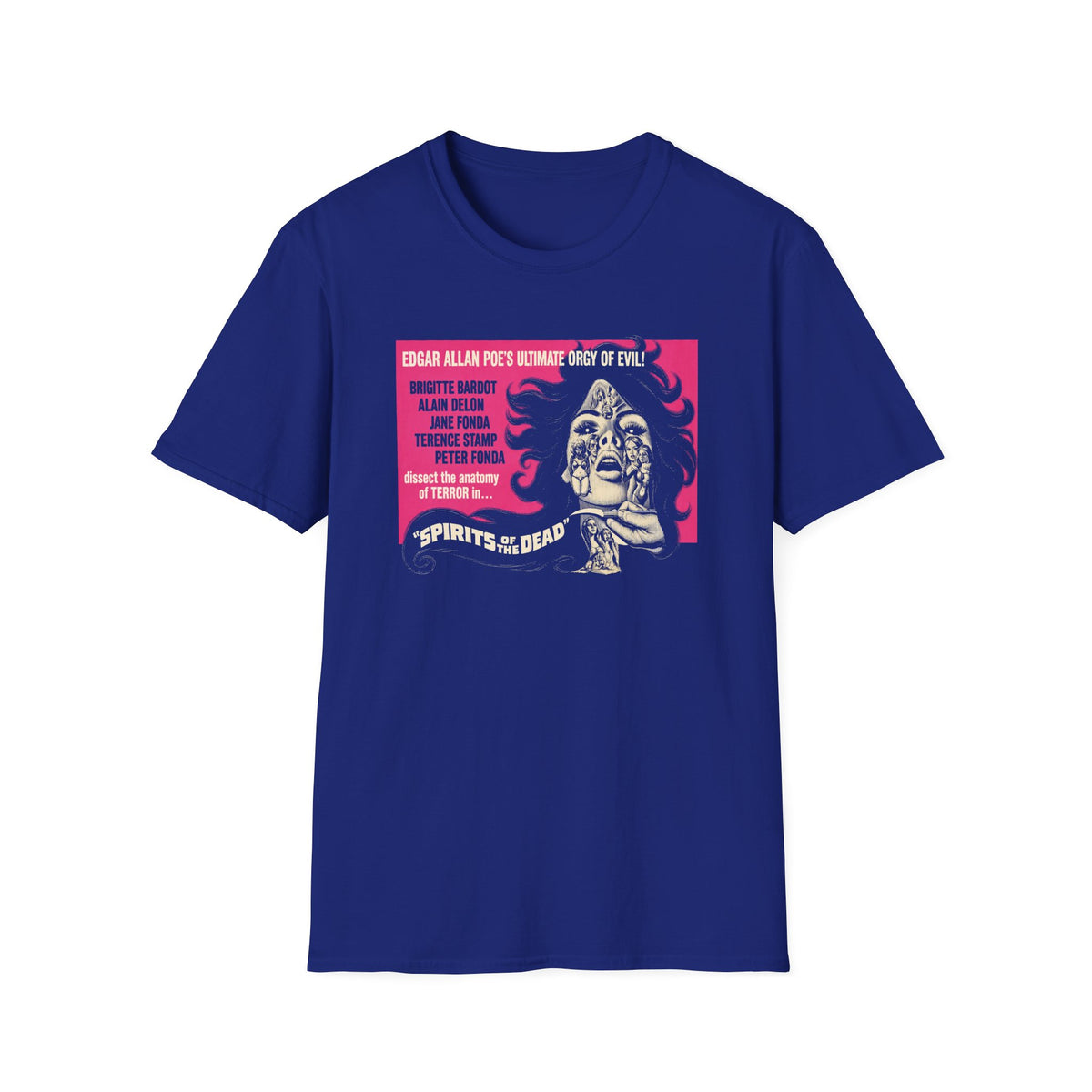 spirits of the dead 1968 horror trilogy movie poster tshirt