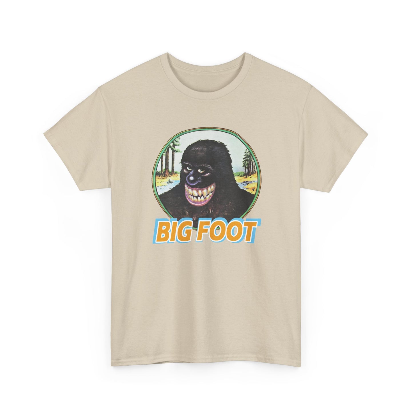 1970s bigfoot vintage graphic custom reproduction tshirt